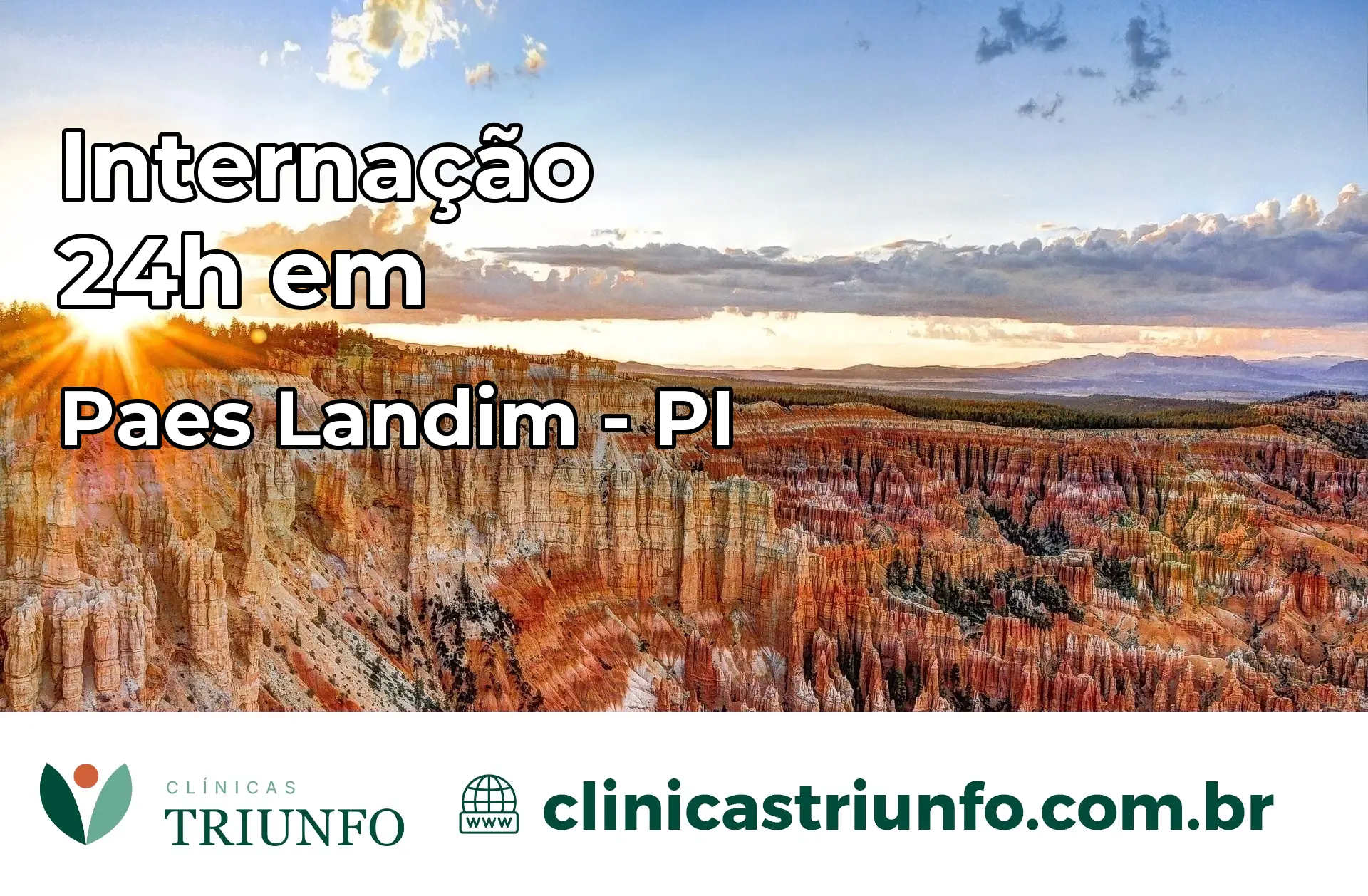 Internação 24 horas em Paes Landim – PI