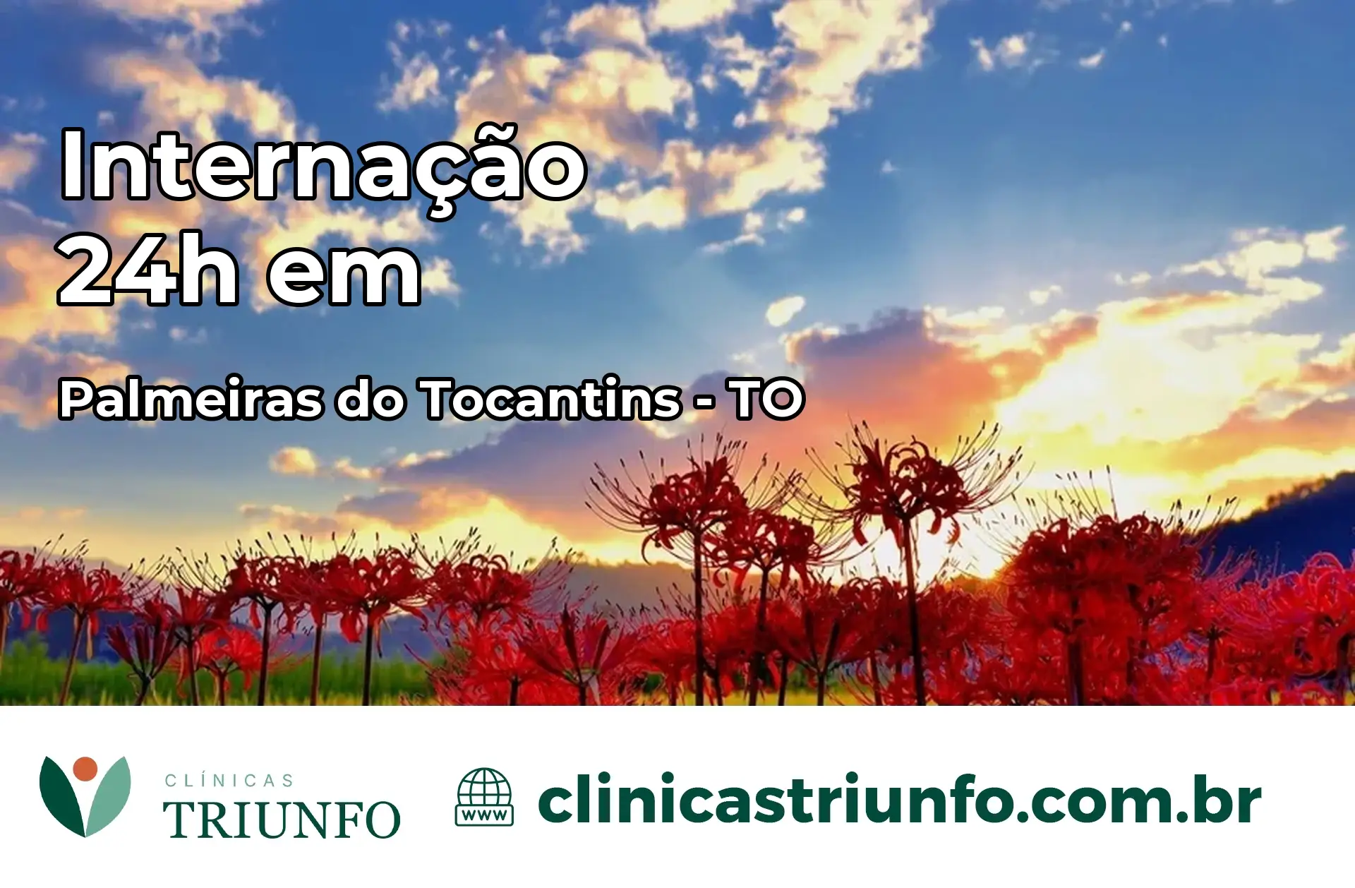 Internação 24 horas em Palmeiras do Tocantins – TO