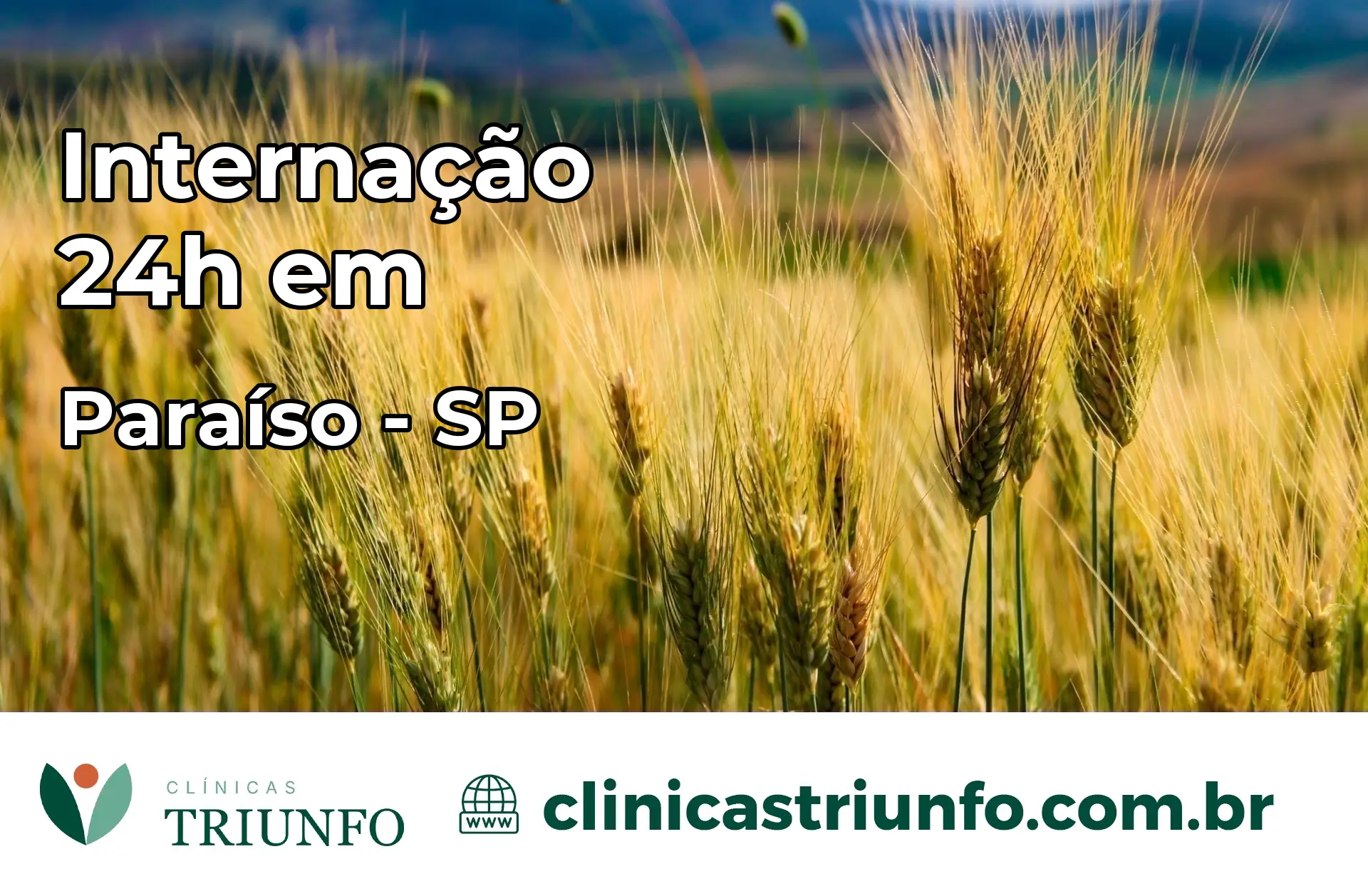 Internação 24 horas em Paraíso – SP
