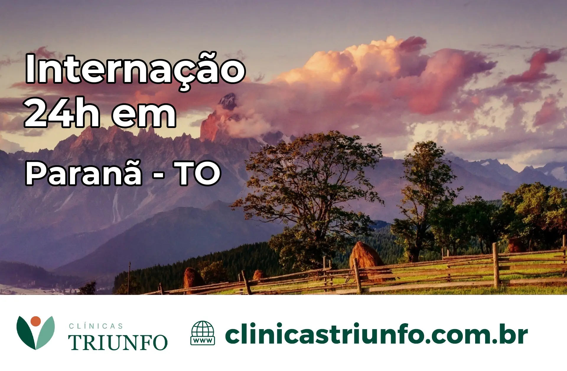 Internação 24 horas em Paranã – TO