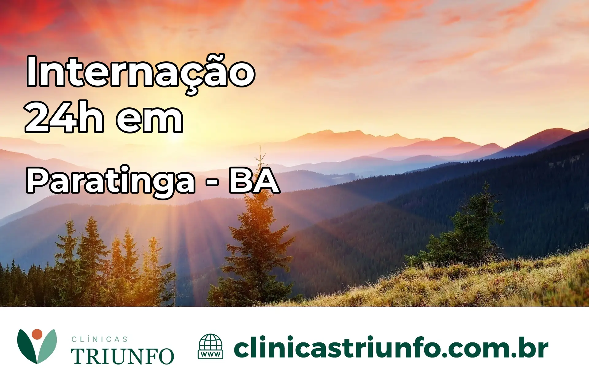 Internação 24 horas em Paratinga – BA