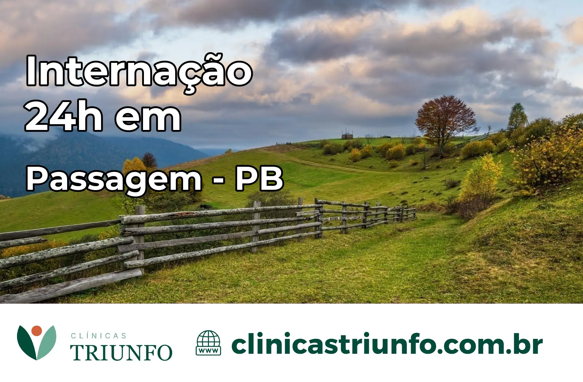 Internação 24 horas em Passagem – PB