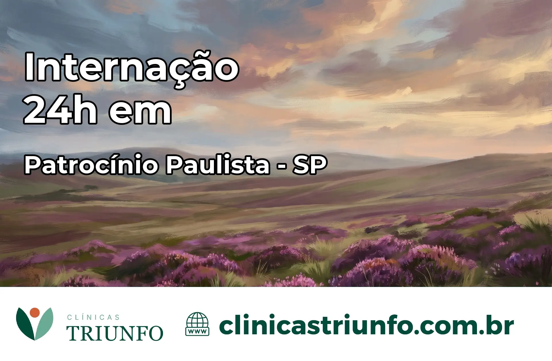 Internação 24 horas em Patrocínio Paulista – SP