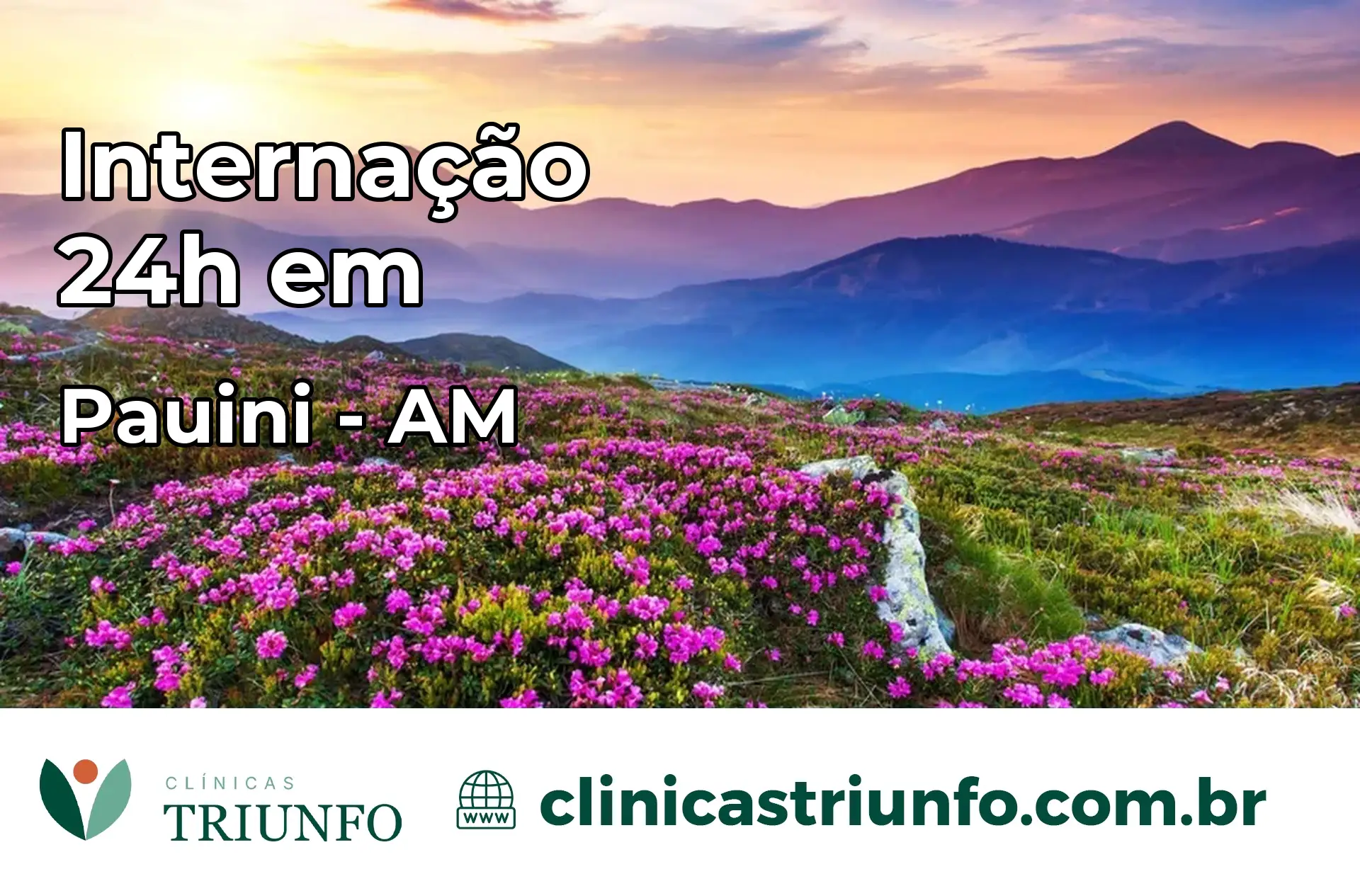 Internação 24 horas em Pauini – AM