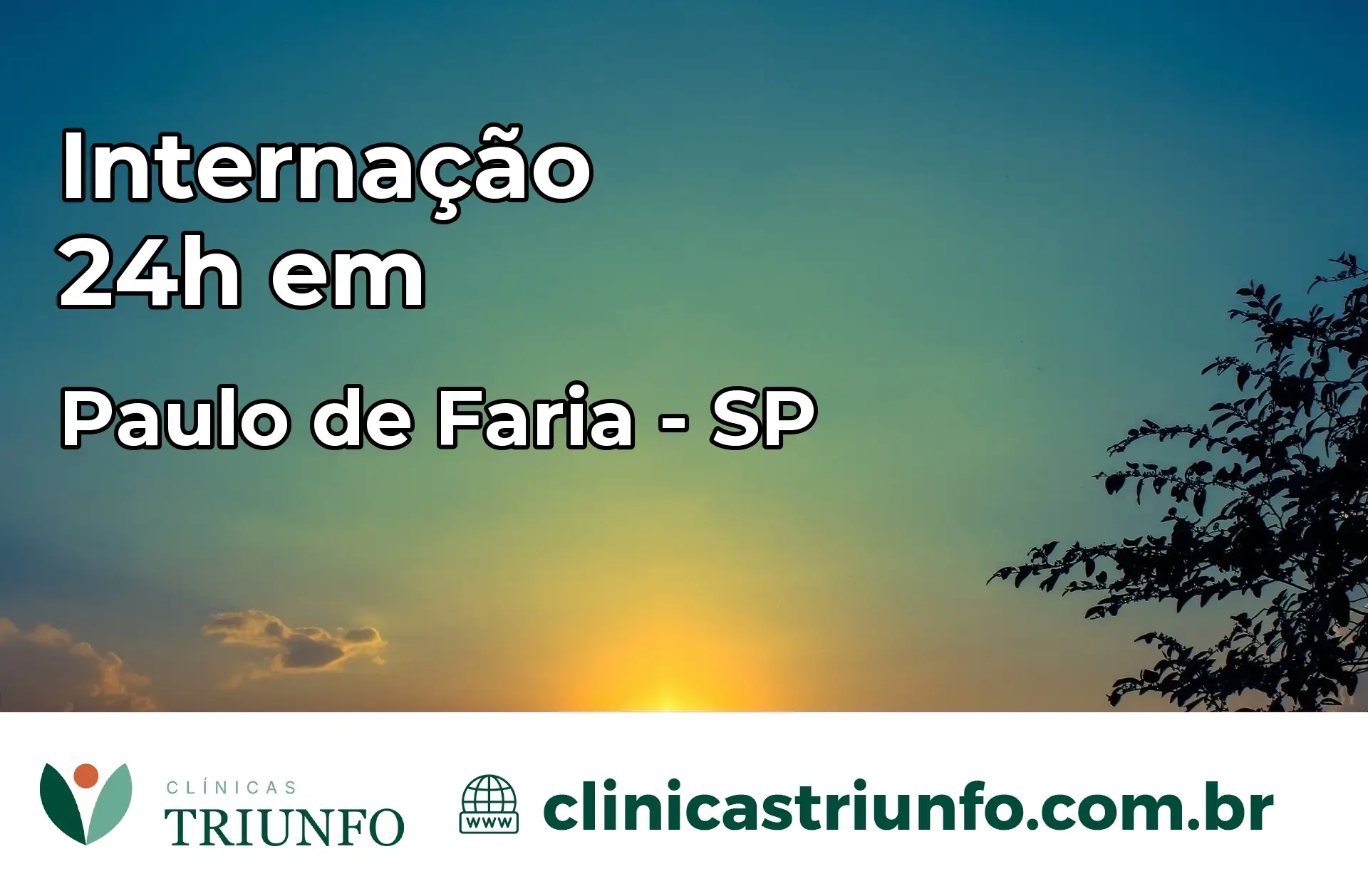 Internação 24 horas em Paulo de Faria – SP