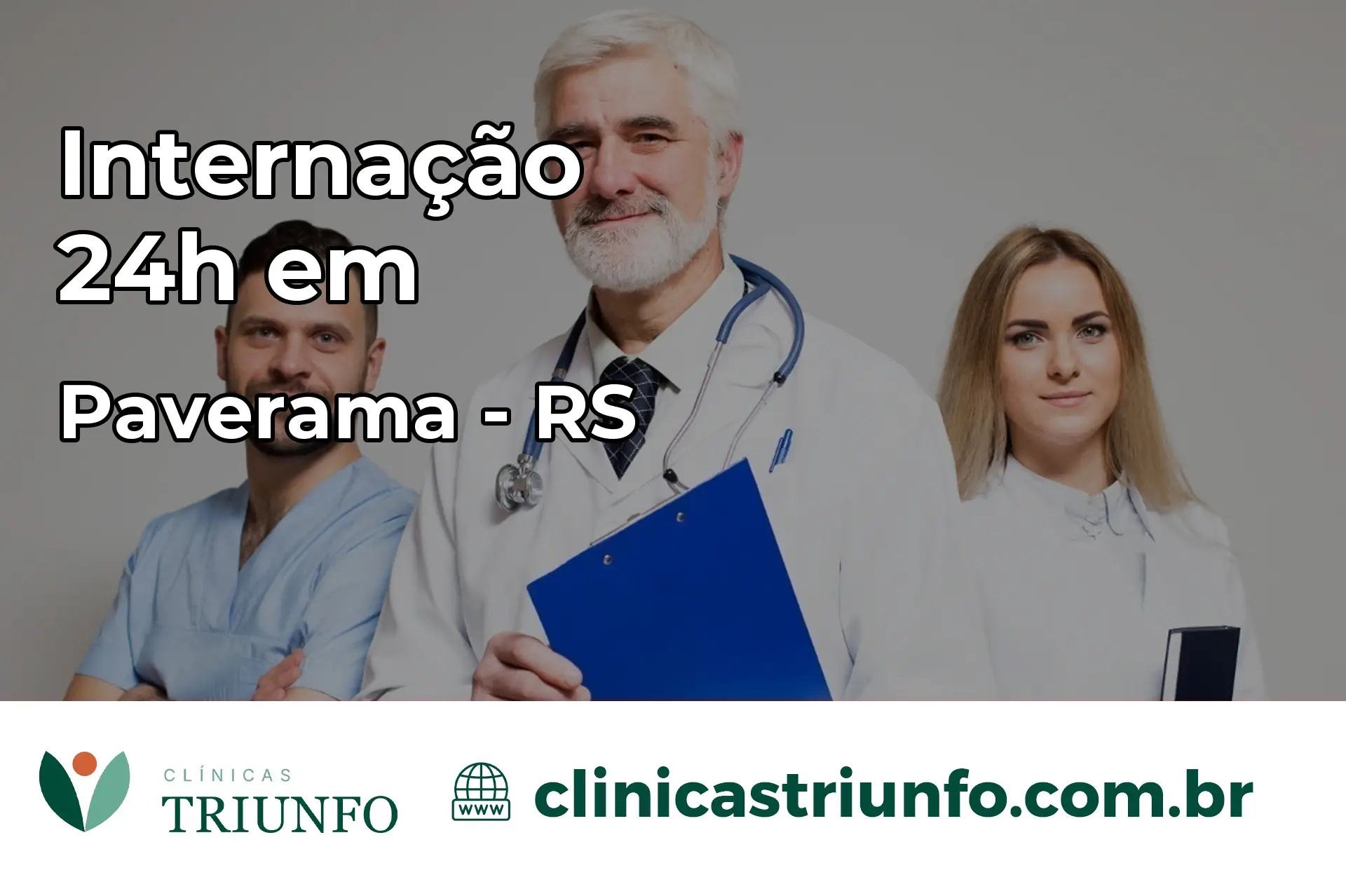 Internação 24 horas em Paverama – RS
