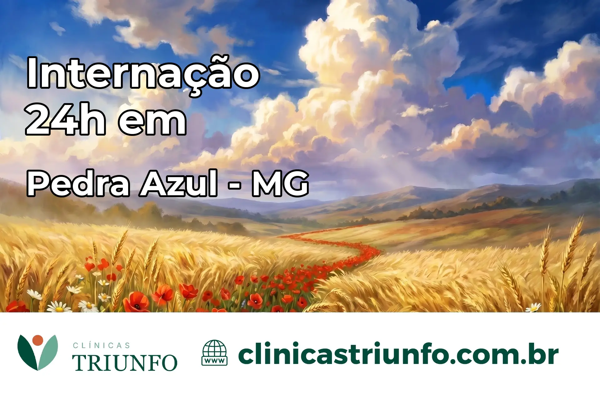 Internação 24 horas em Pedra Azul – MG
