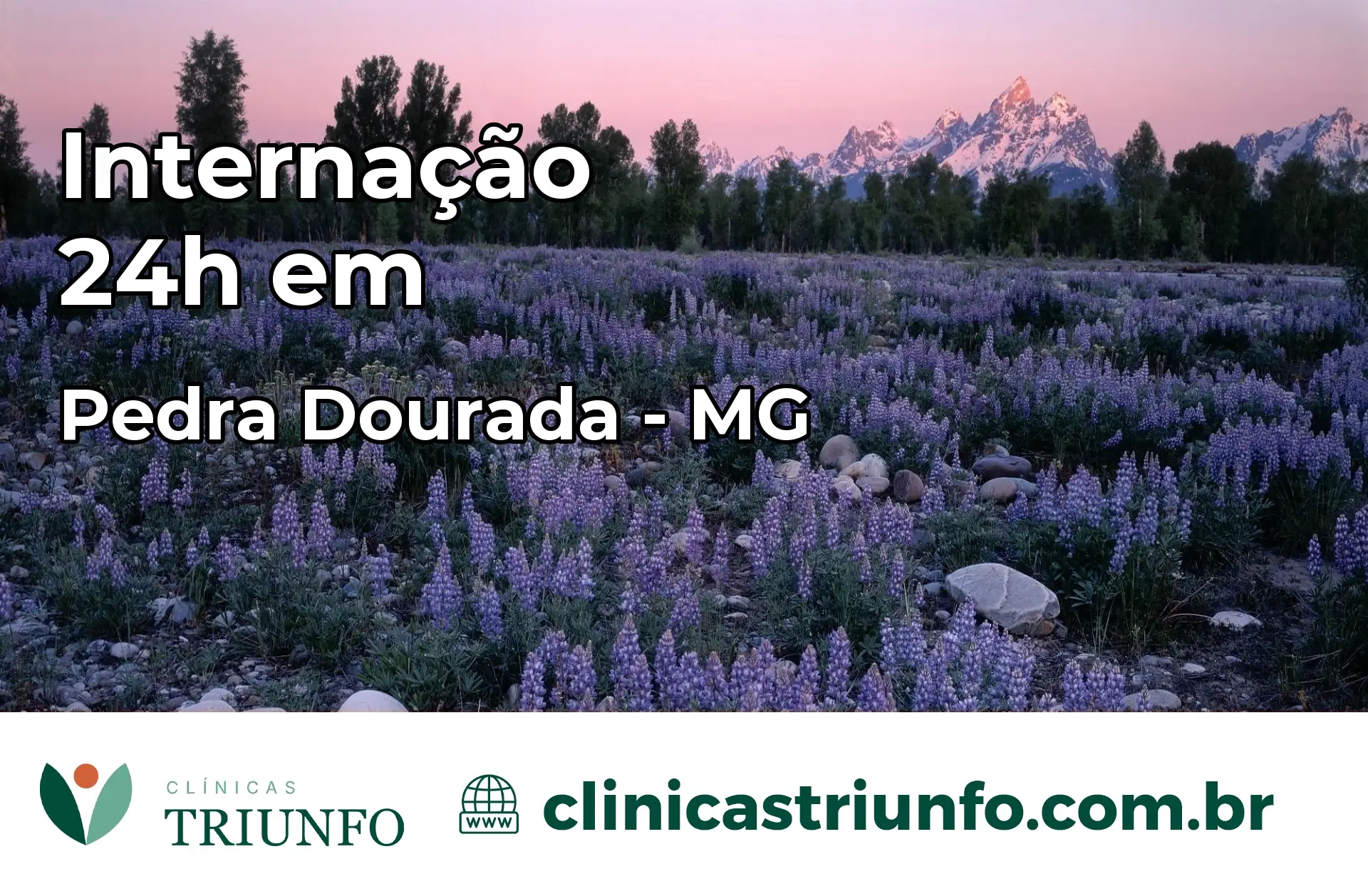 Internação 24 horas em Pedra Dourada – MG