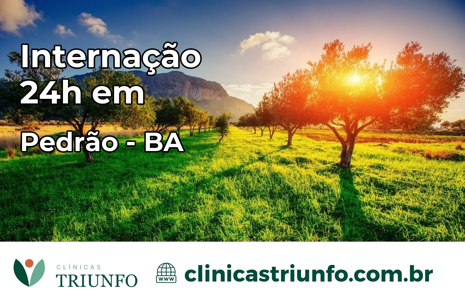 Internação 24 horas em Pedrão – BA