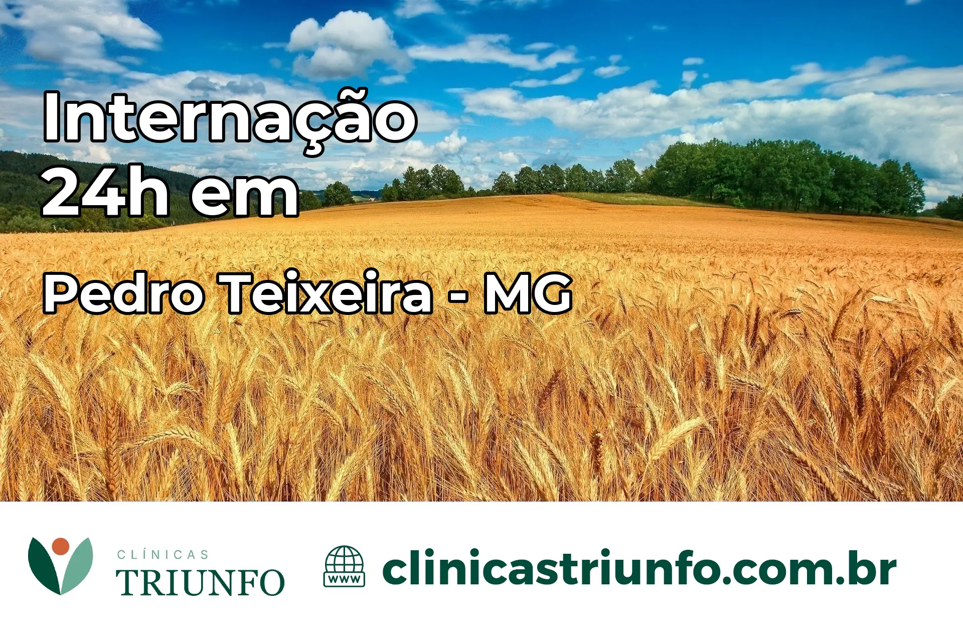 Internação 24 horas em Pedro Teixeira – MG