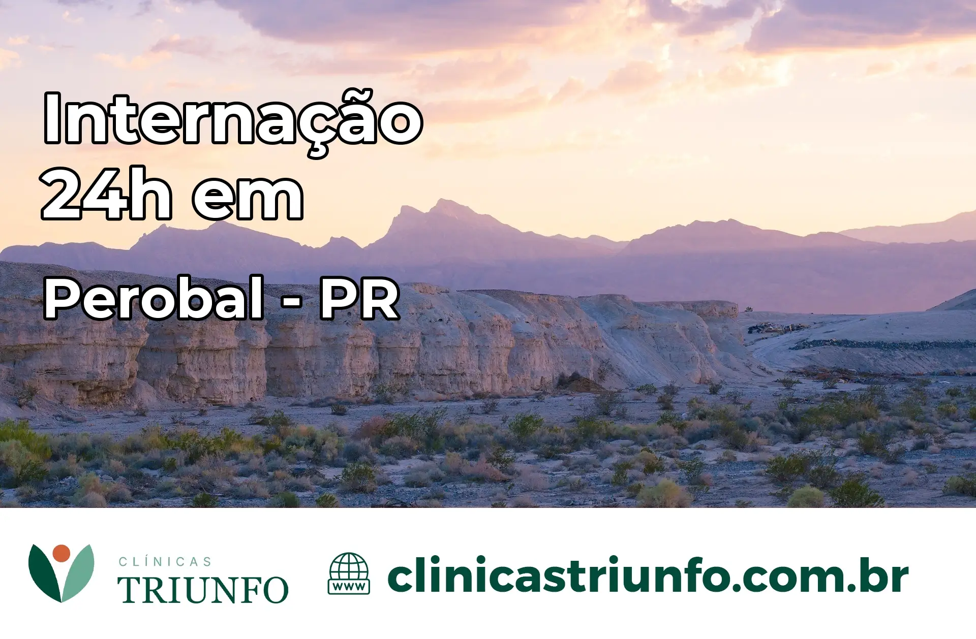 Internação 24 horas em Perobal – PR
