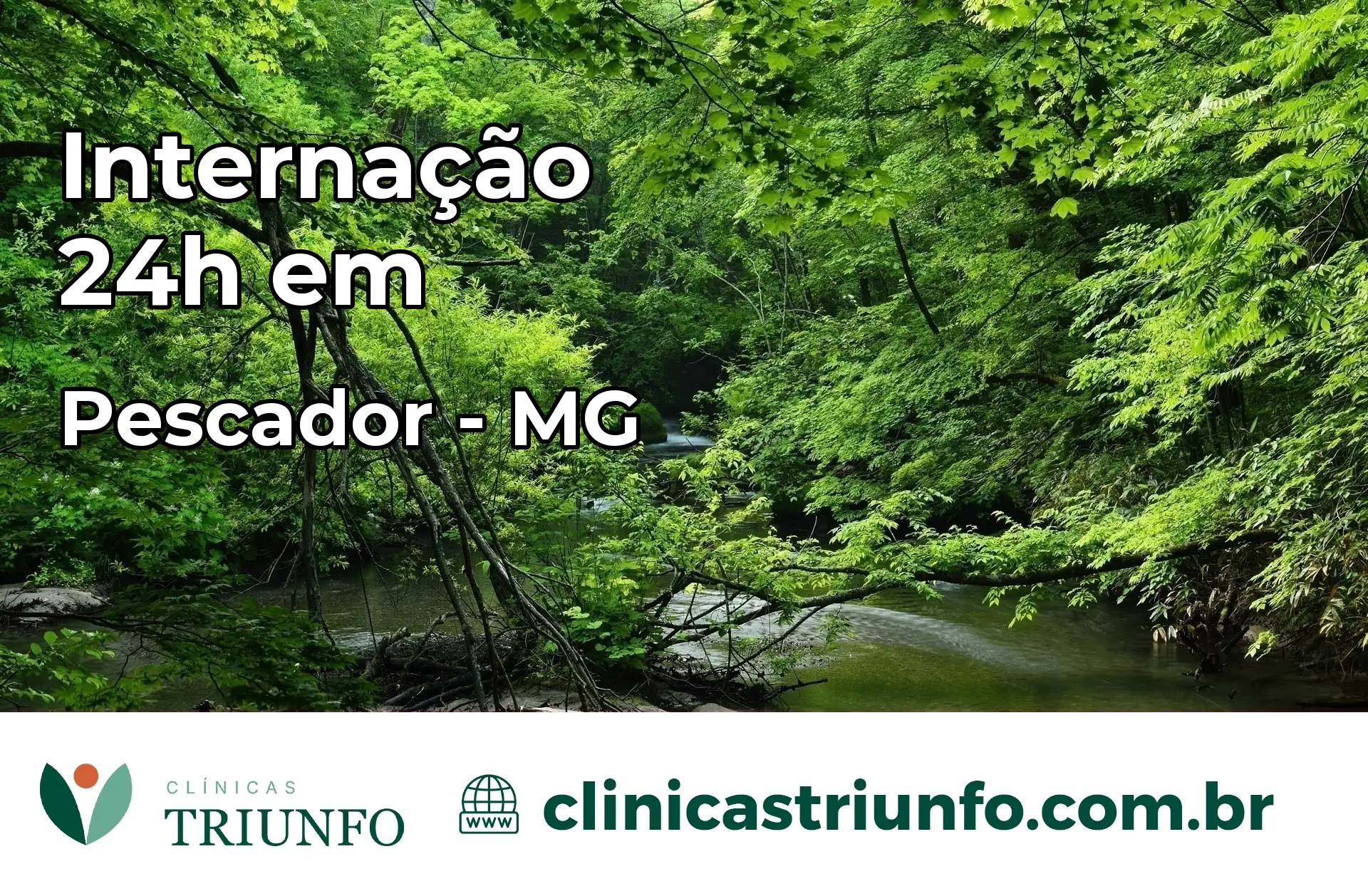 Internação 24 horas em Pescador – MG