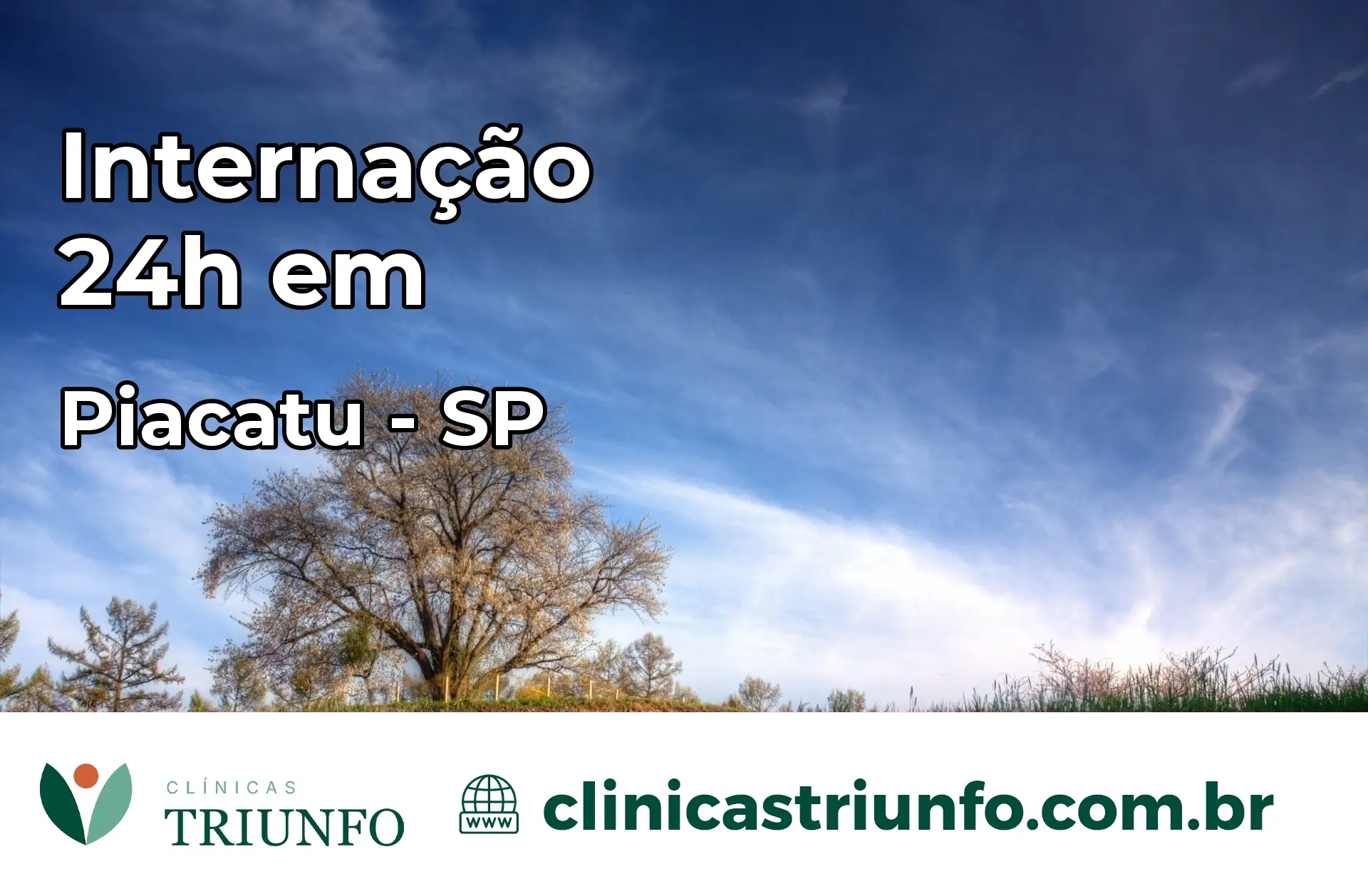 Internação 24 horas em Piacatu – SP