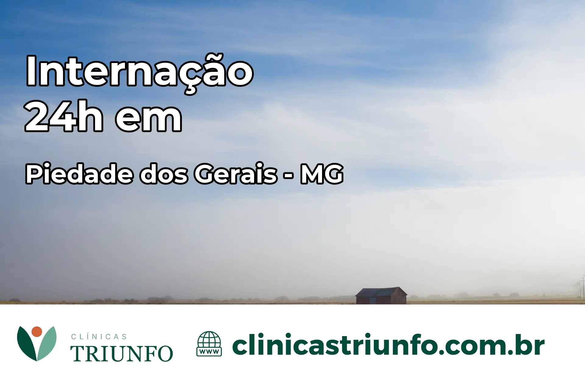 Internação 24 horas em Piedade dos Gerais – MG
