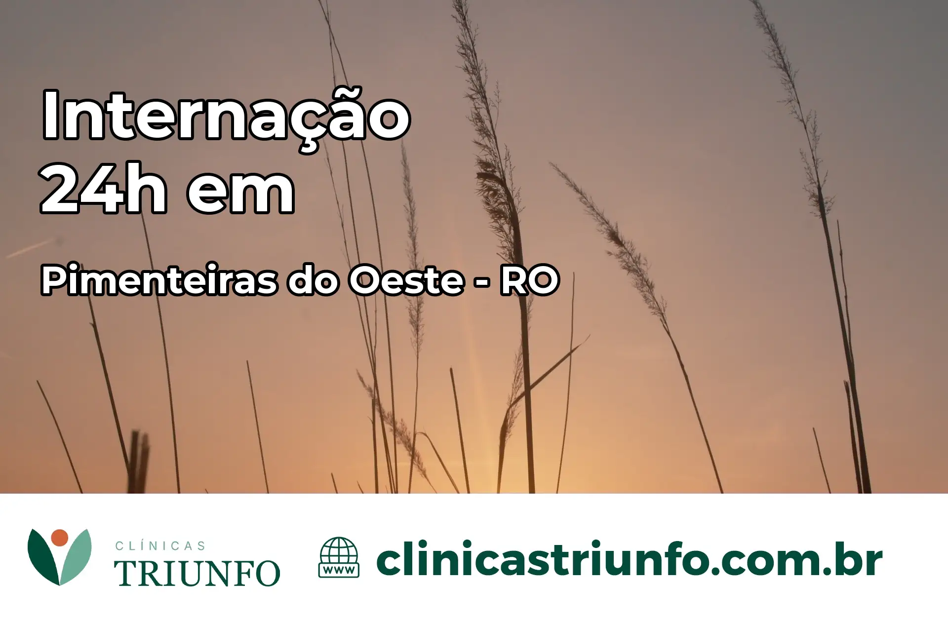 Internação 24 horas em Pimenteiras do Oeste – RO