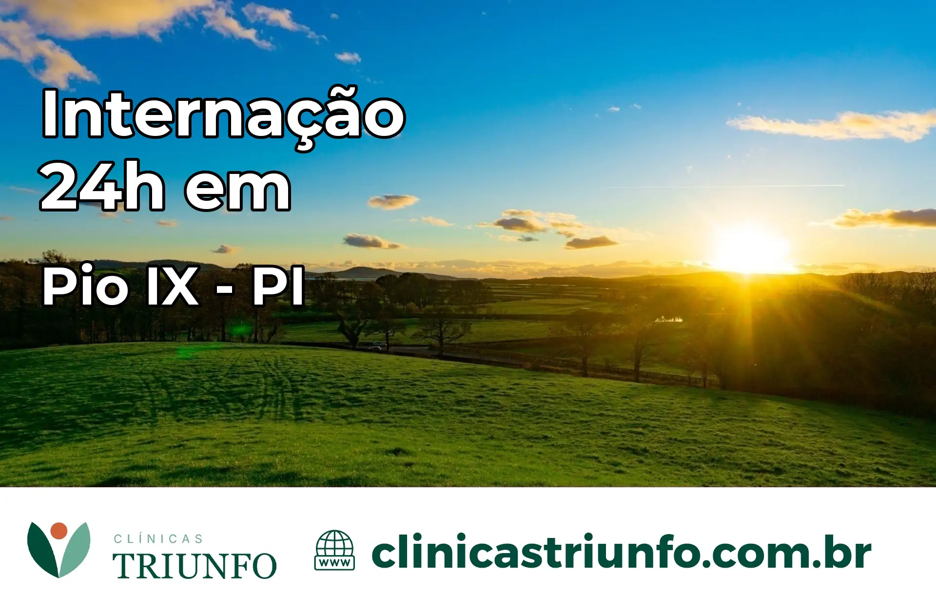 Internação 24 horas em Pio IX – PI