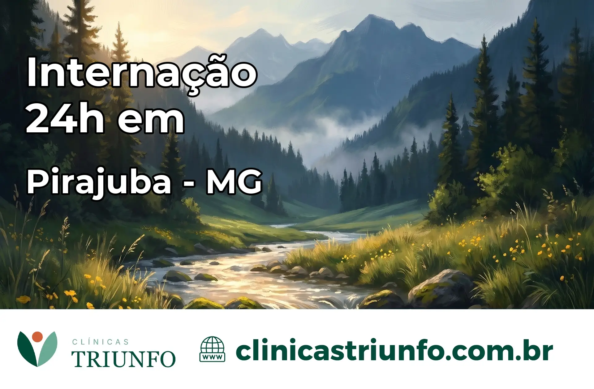 Internação 24 horas em Pirajuba – MG