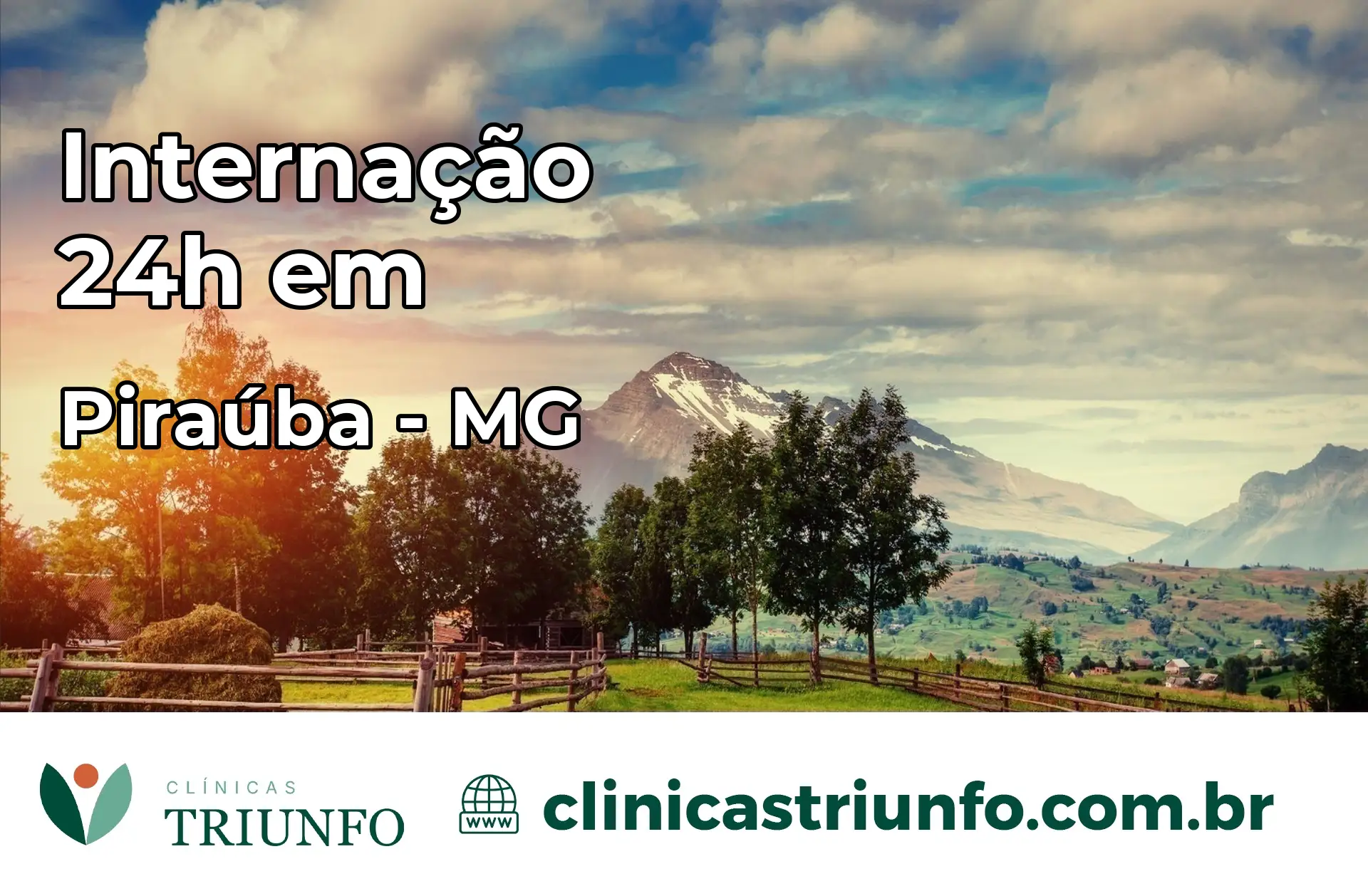 Internação 24 horas em Piraúba – MG