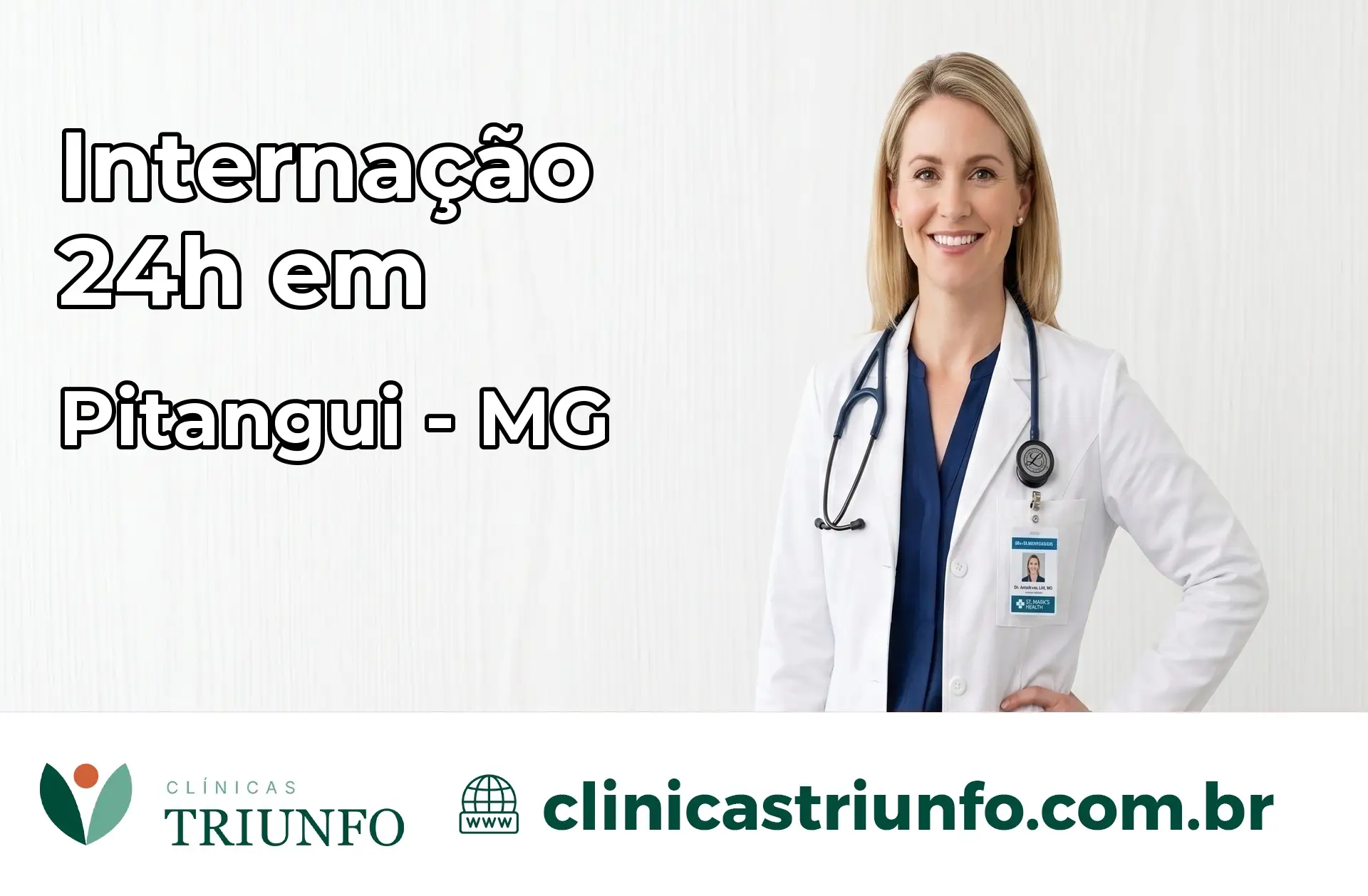 Internação 24 horas em Pitangui – MG