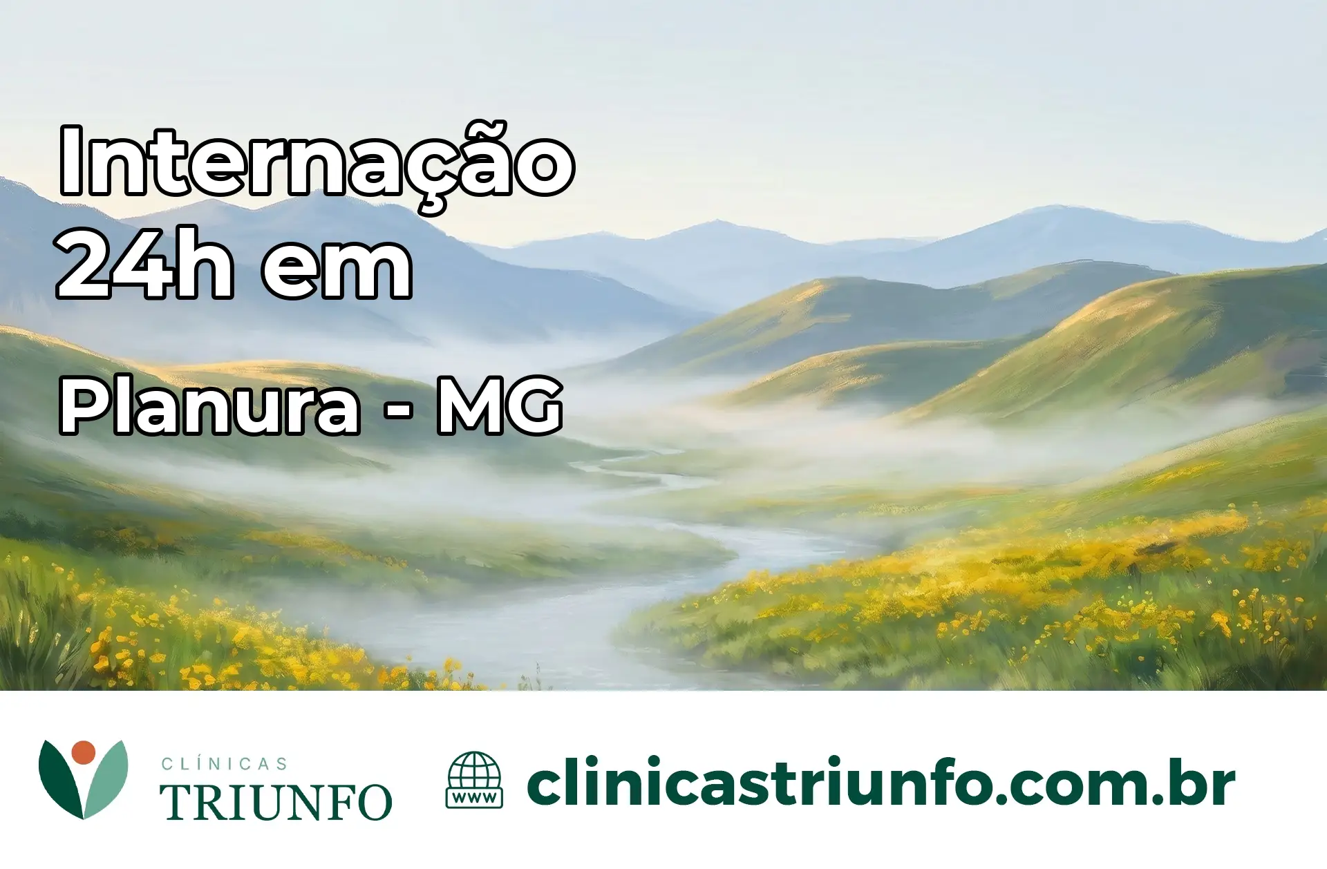 Internação 24 horas em Planura – MG