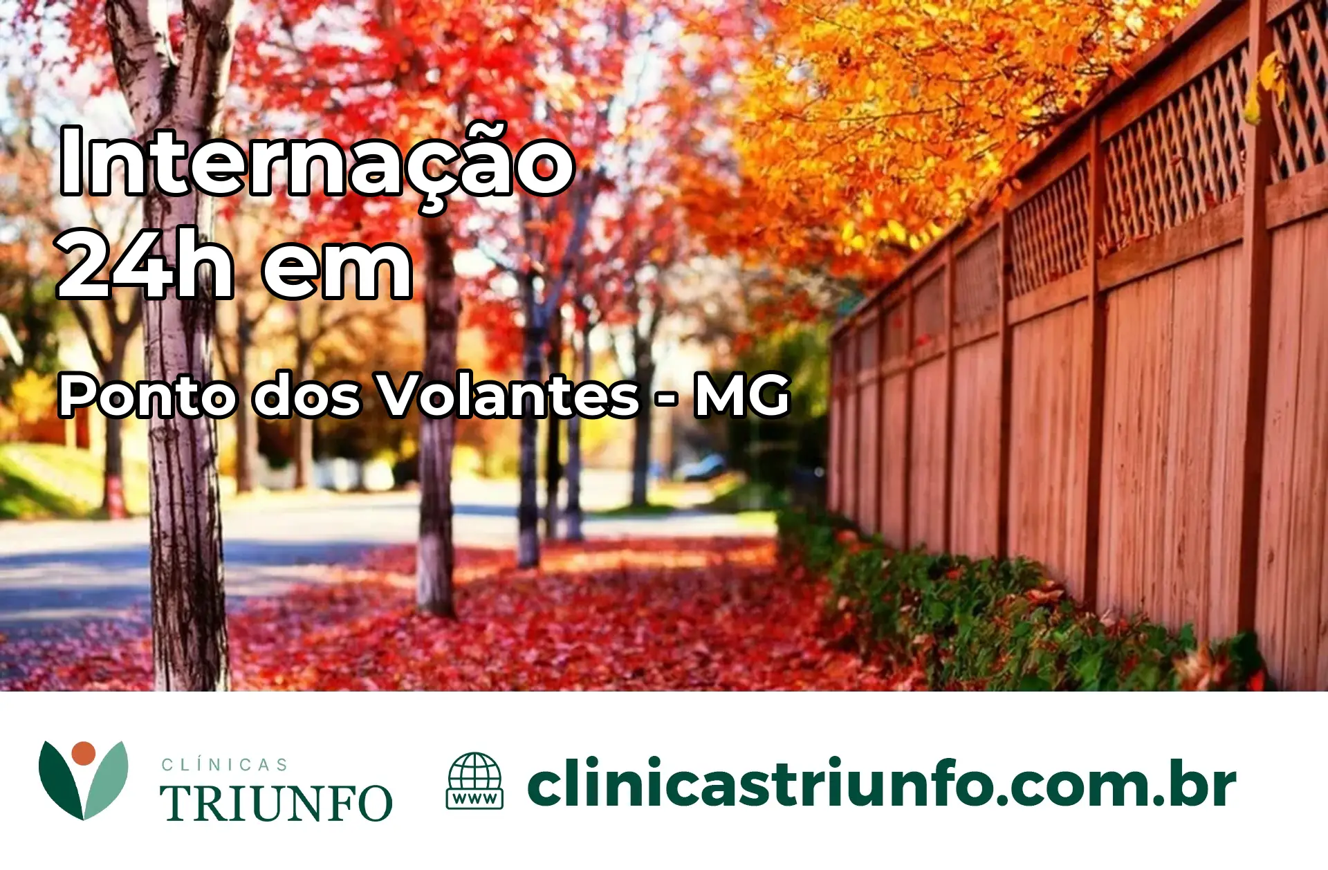 Internação 24 horas em Ponto dos Volantes – MG