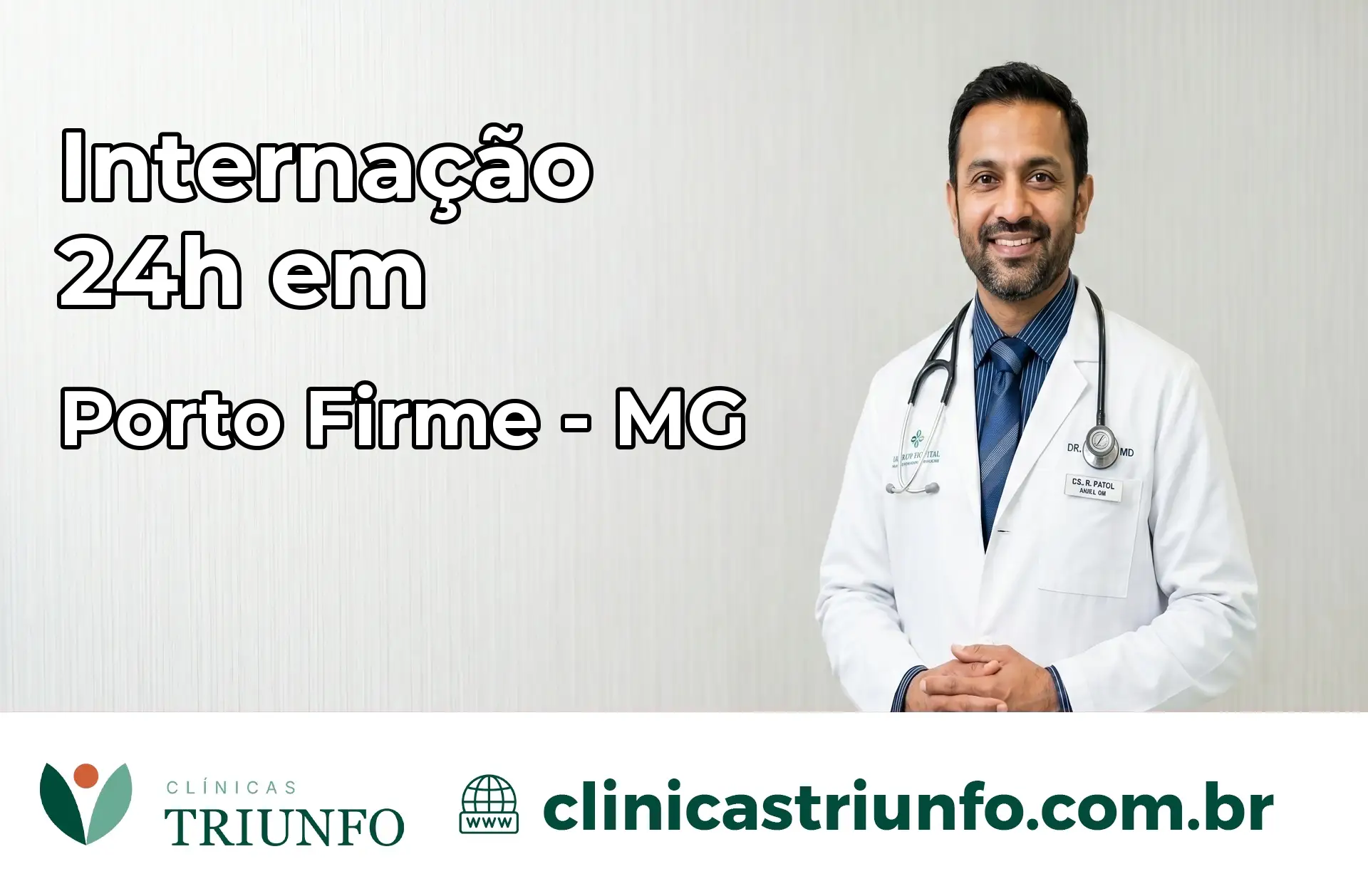 Internação 24 horas em Porto Firme – MG