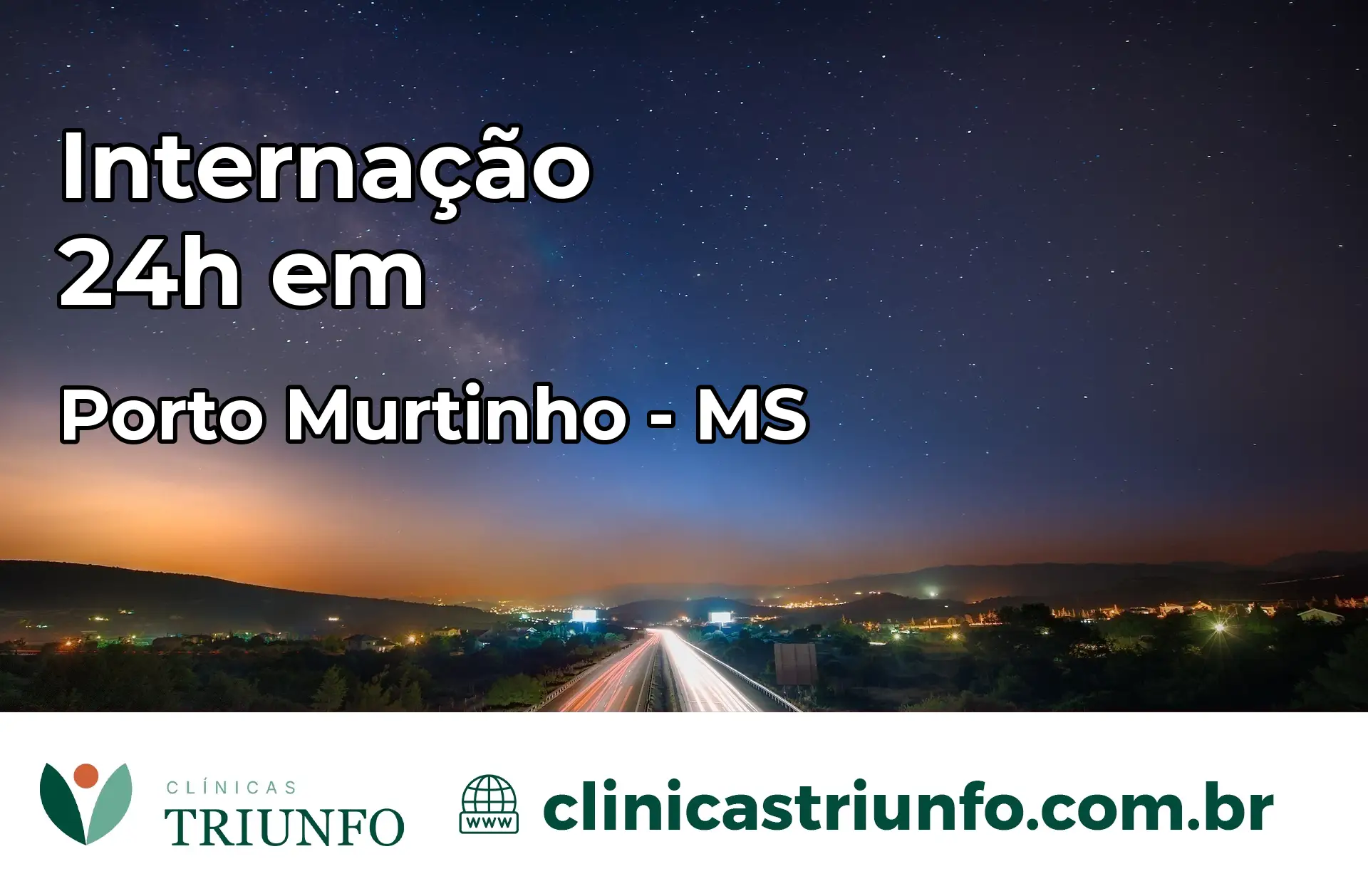 Internação 24 horas em Porto Murtinho – MS