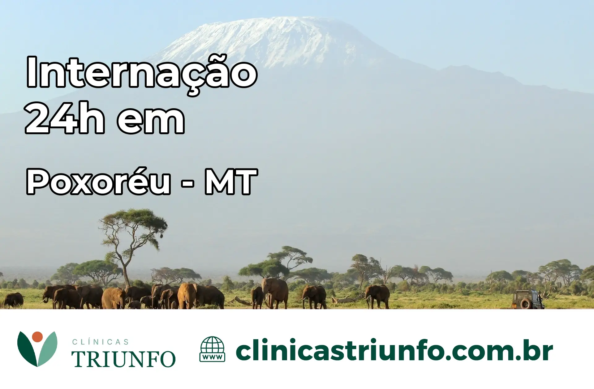 Internação 24 horas em Poxoréu – MT