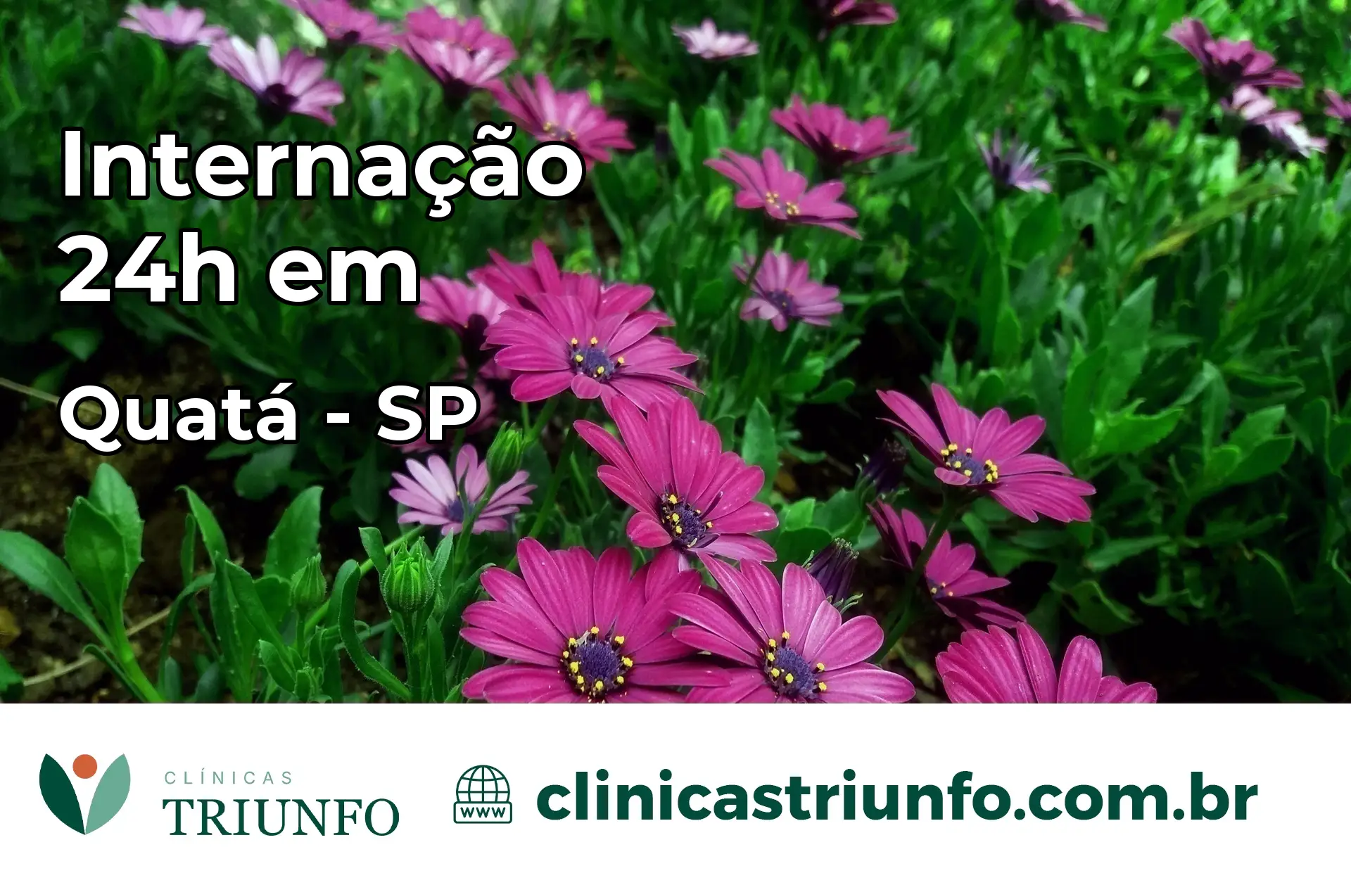 Internação 24 horas em Quatá – SP