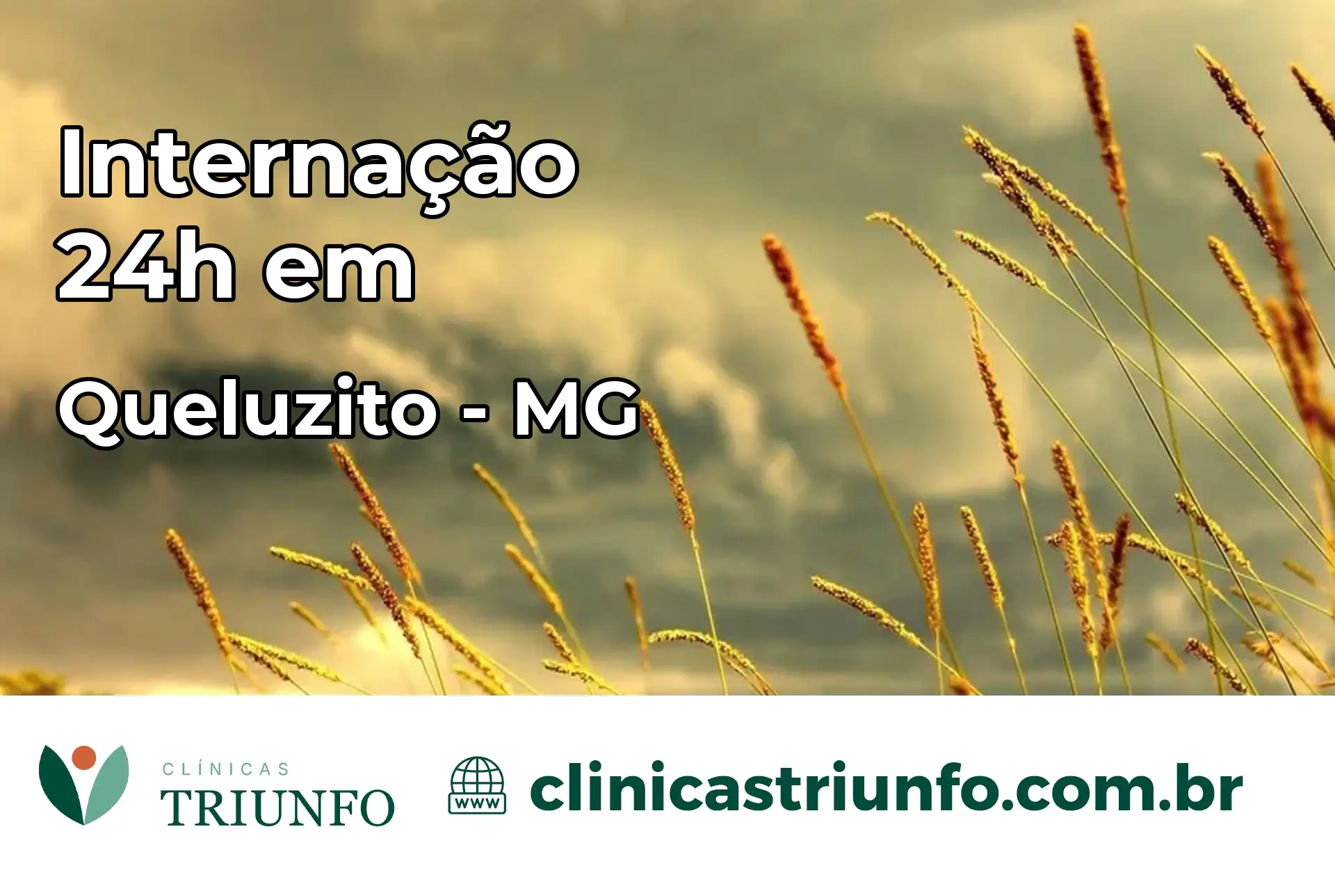 Internação 24 horas em Queluzito – MG