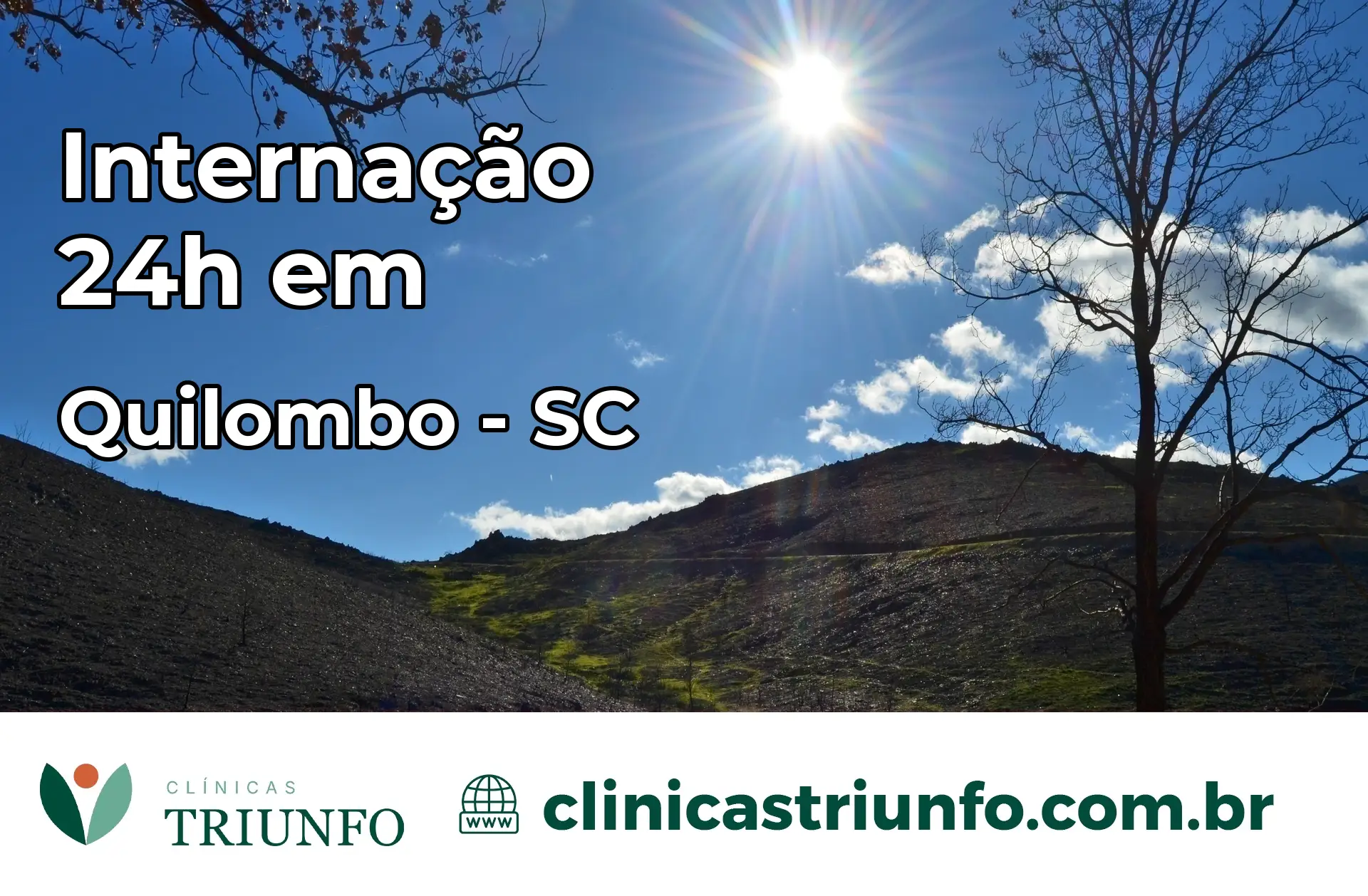 Internação 24 horas em Quilombo – SC