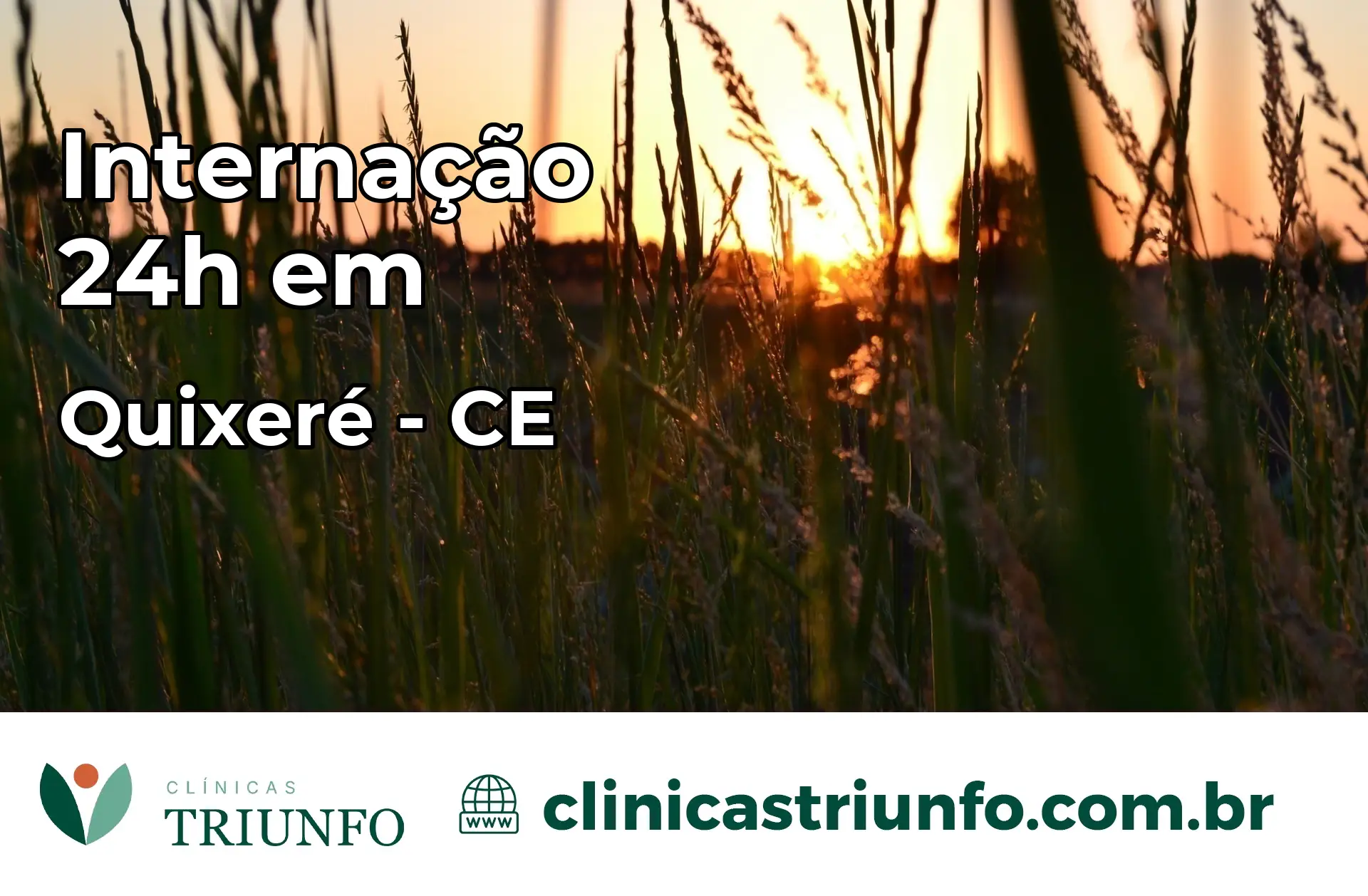Internação 24 horas em Quixeré – CE
