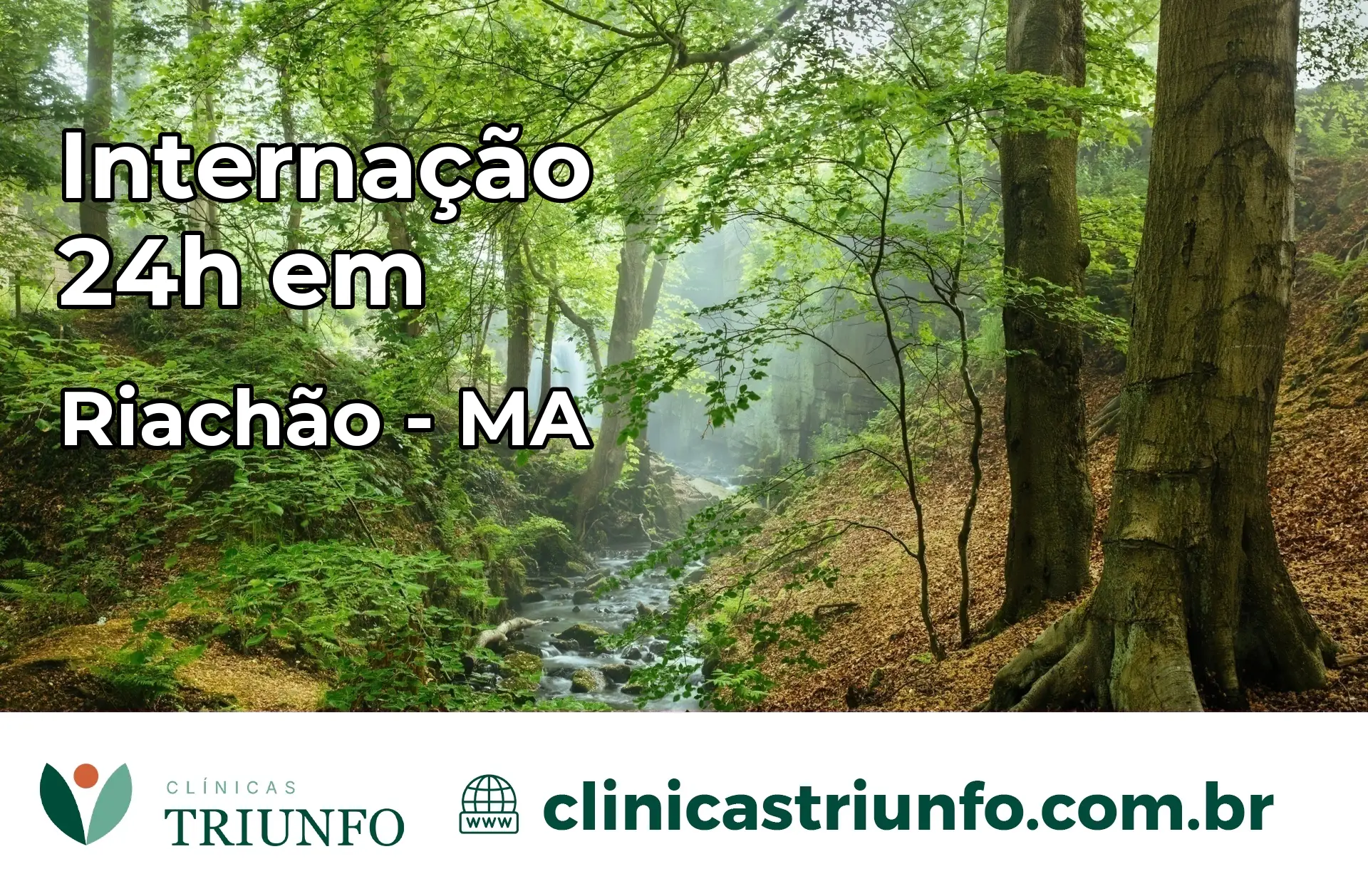 Internação 24 horas em Riachão – MA