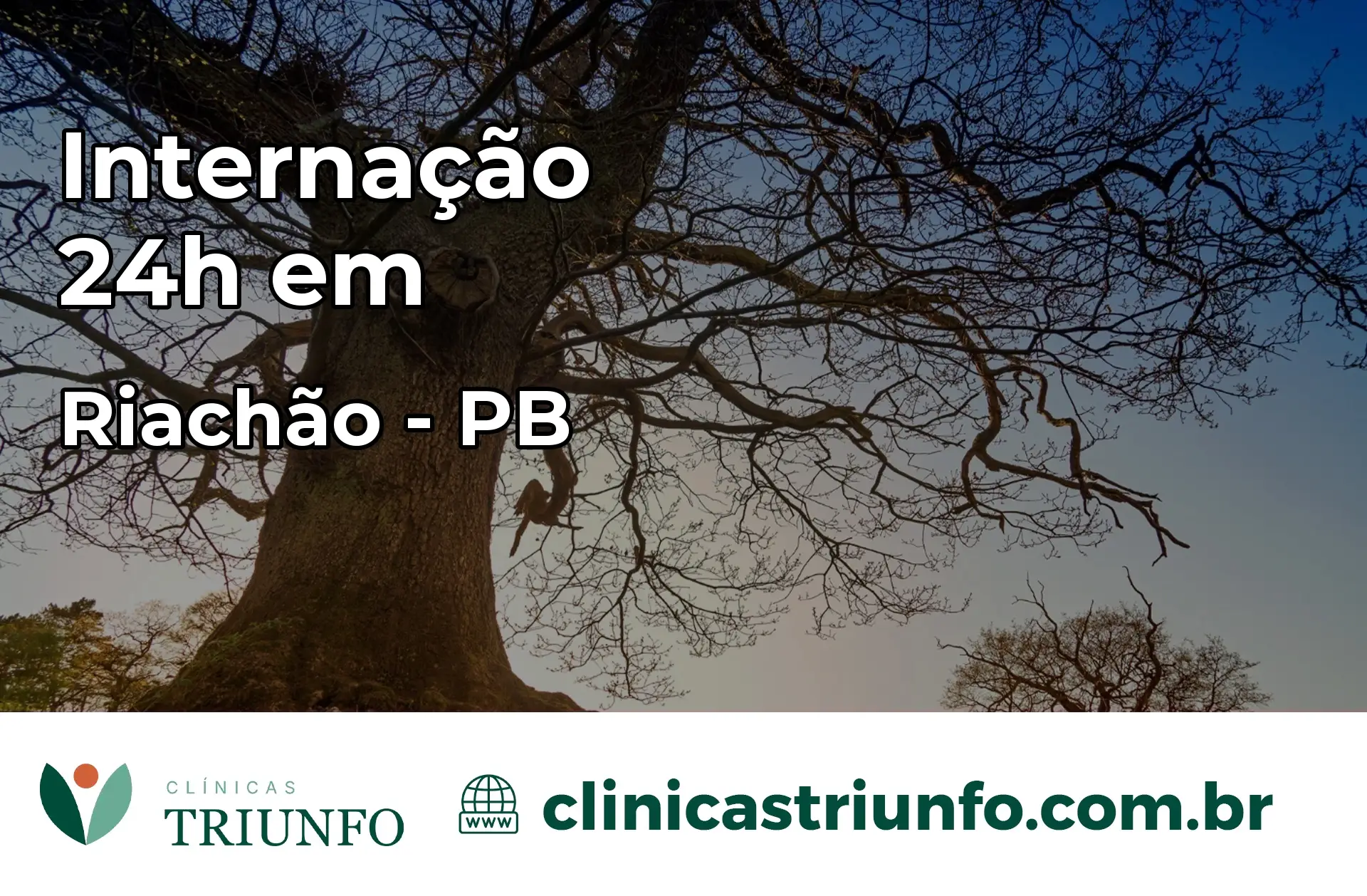 Internação 24 horas em Riachão – PB