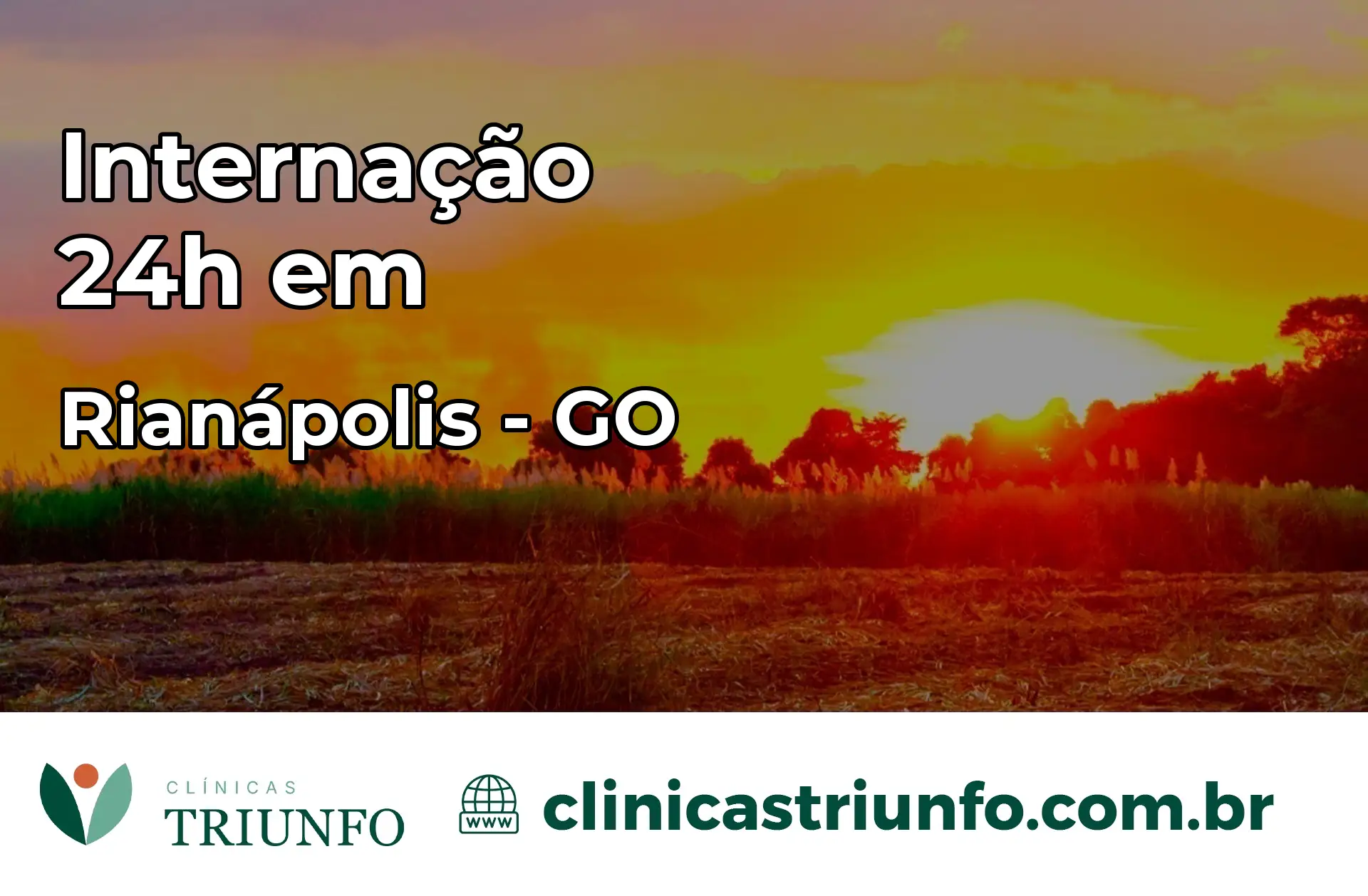 Internação 24 horas em Rianápolis – GO