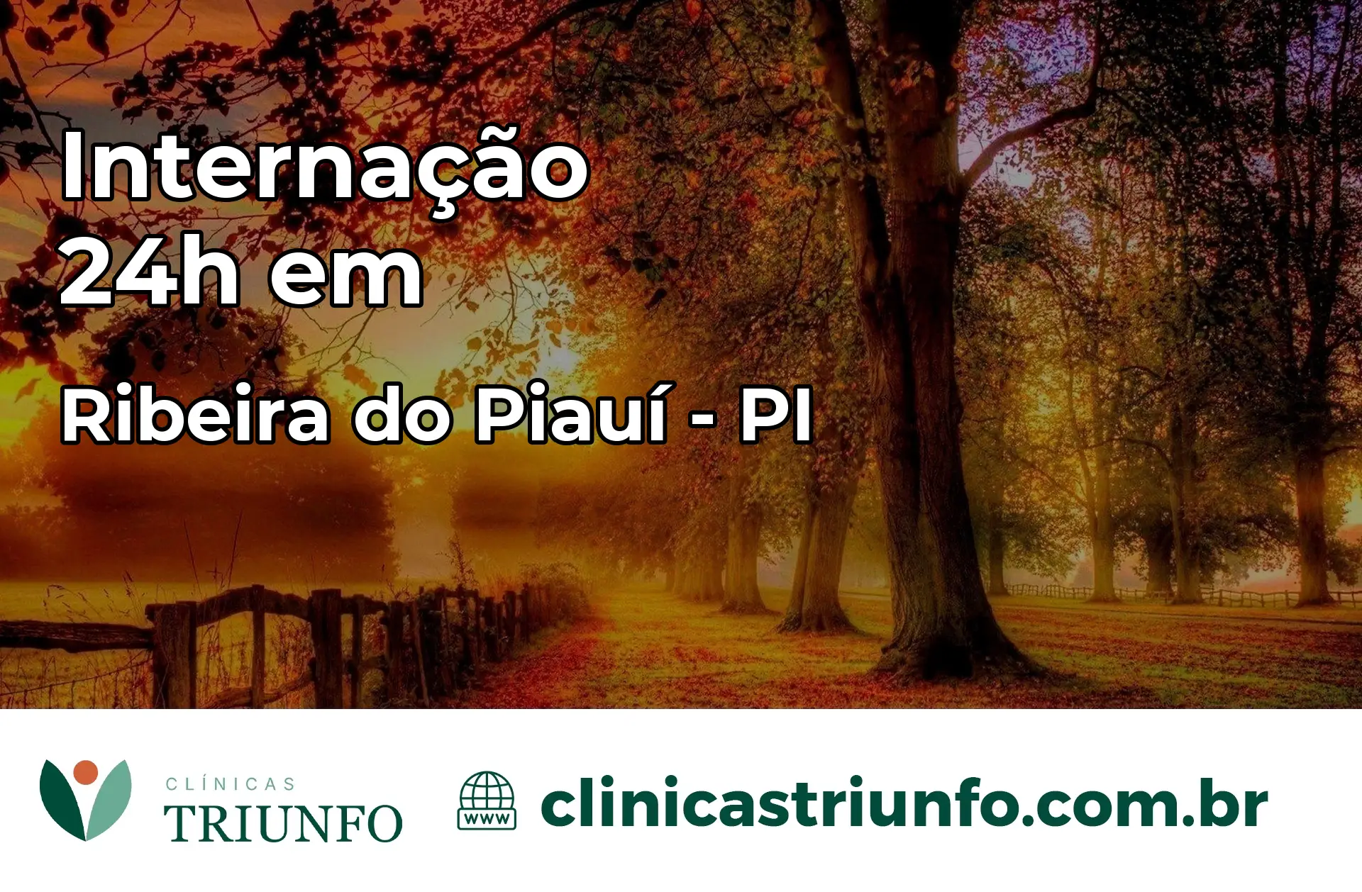 Internação 24 horas em Ribeira do Piauí – PI