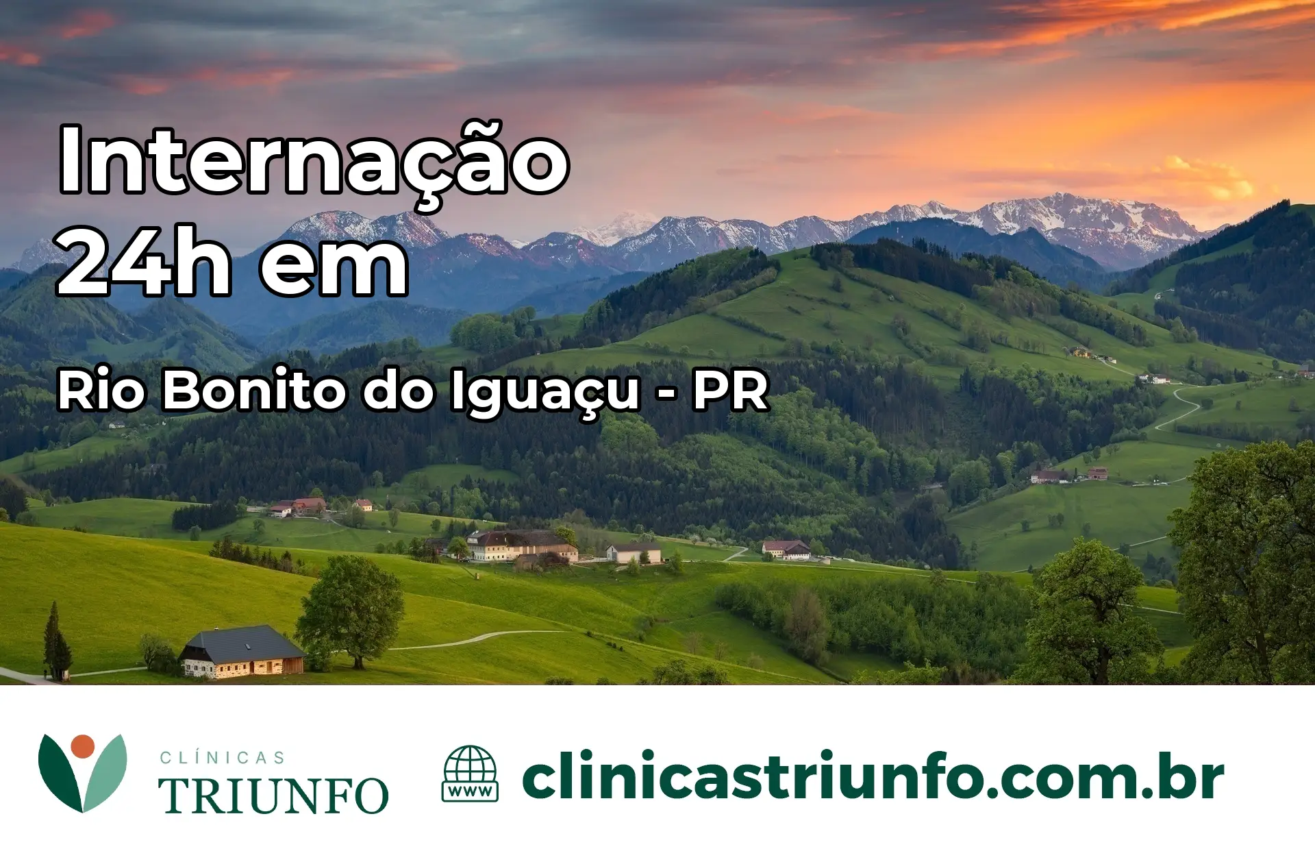 Internação 24 horas em Rio Bonito do Iguaçu – PR