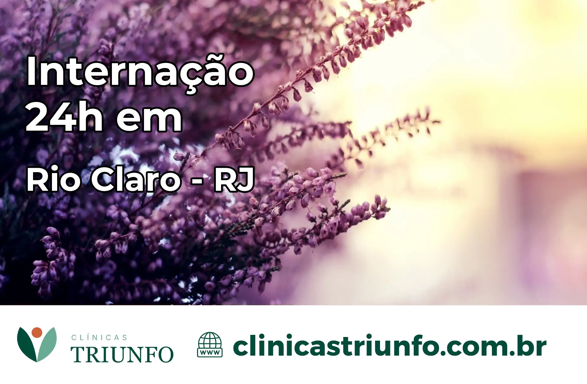 Internação 24 horas em Rio Claro – RJ