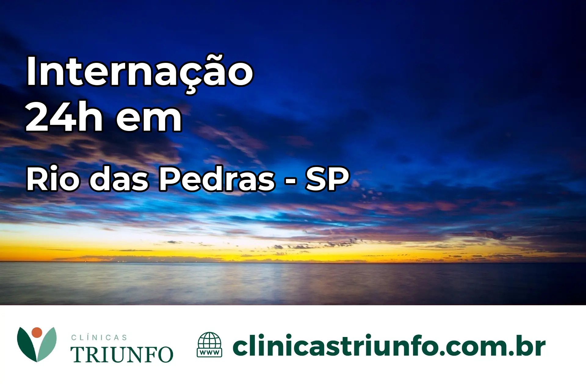 Internação 24 horas em Rio das Pedras – SP