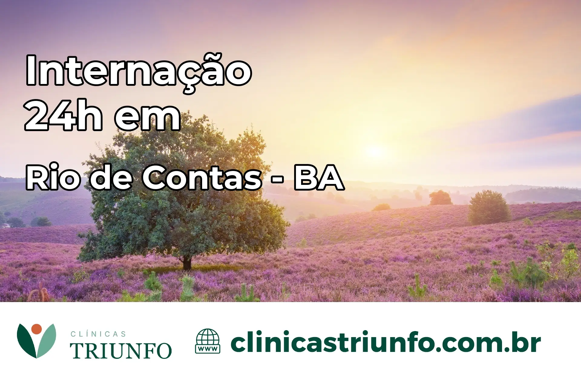 Internação 24 horas em Rio de Contas – BA