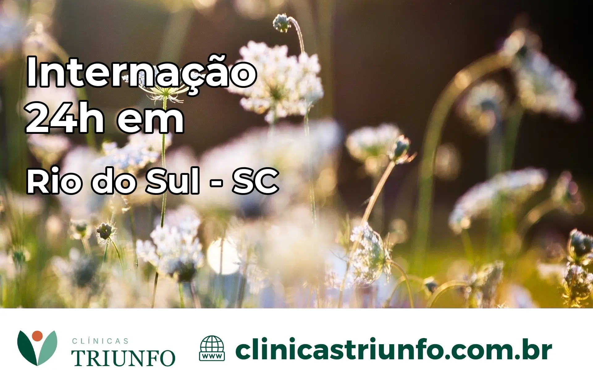 Internação 24 horas em Rio do Sul – SC