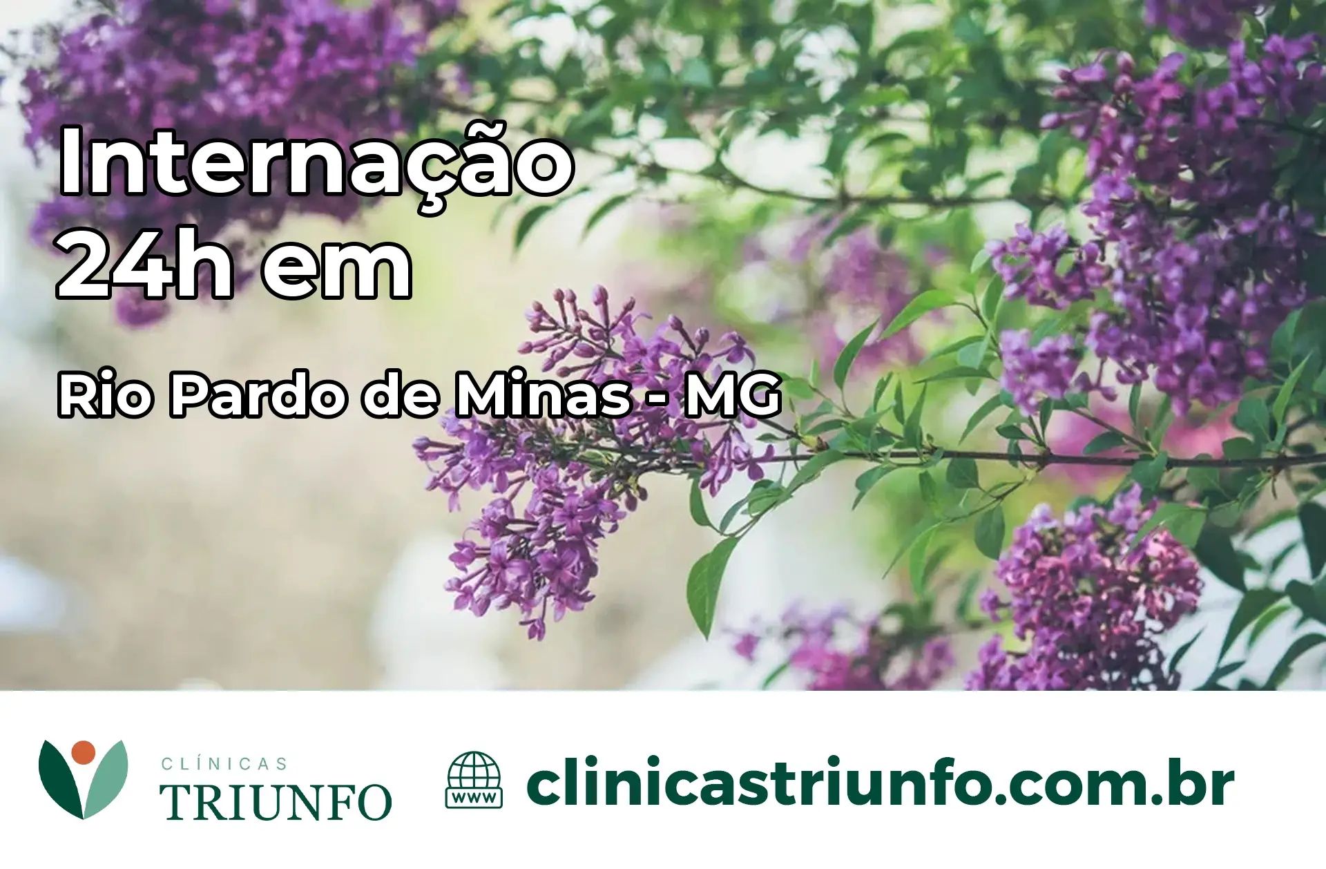 Internação 24 horas em Rio Pardo de Minas – MG