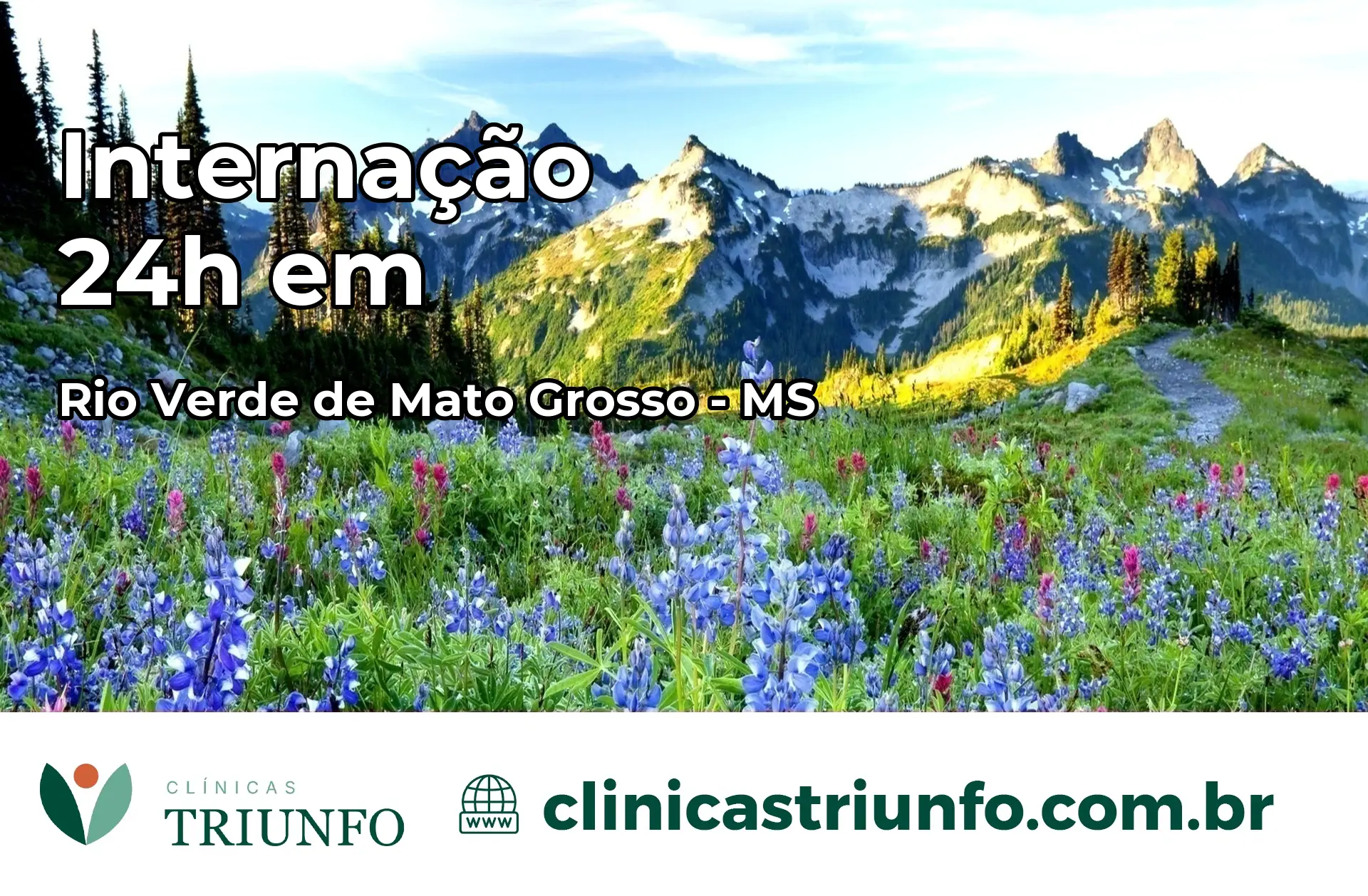 Internação 24 horas em Rio Verde de Mato Grosso – MS