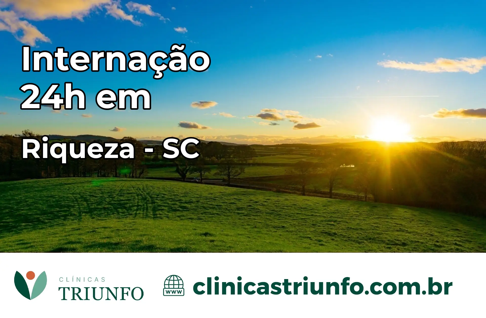 Internação 24 horas em Riqueza – SC