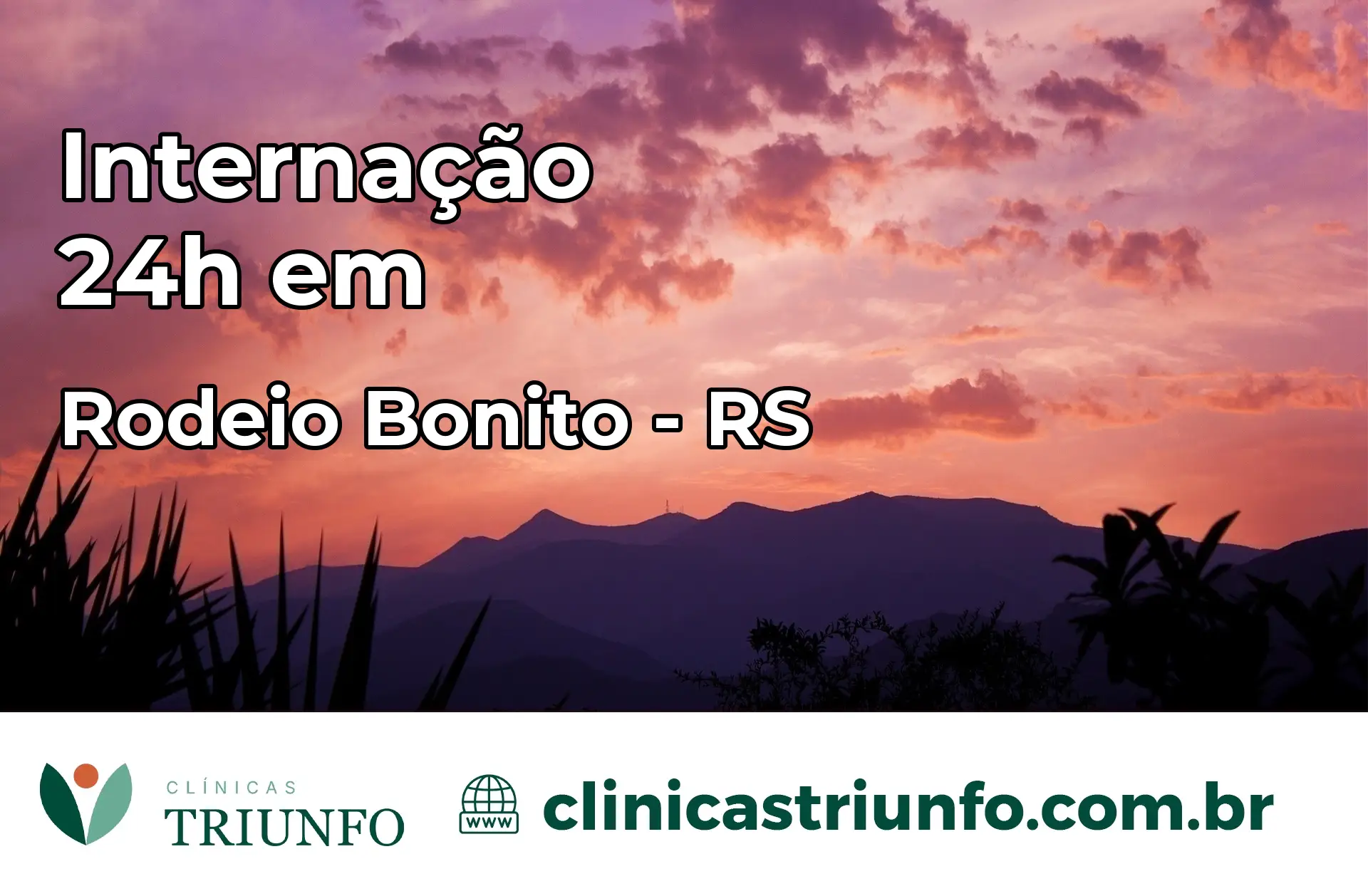 Internação 24 horas em Rodeio Bonito – RS