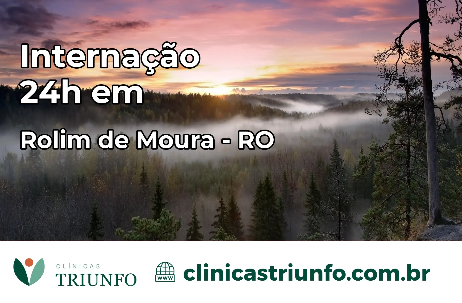Internação 24 horas em Rolim de Moura – RO