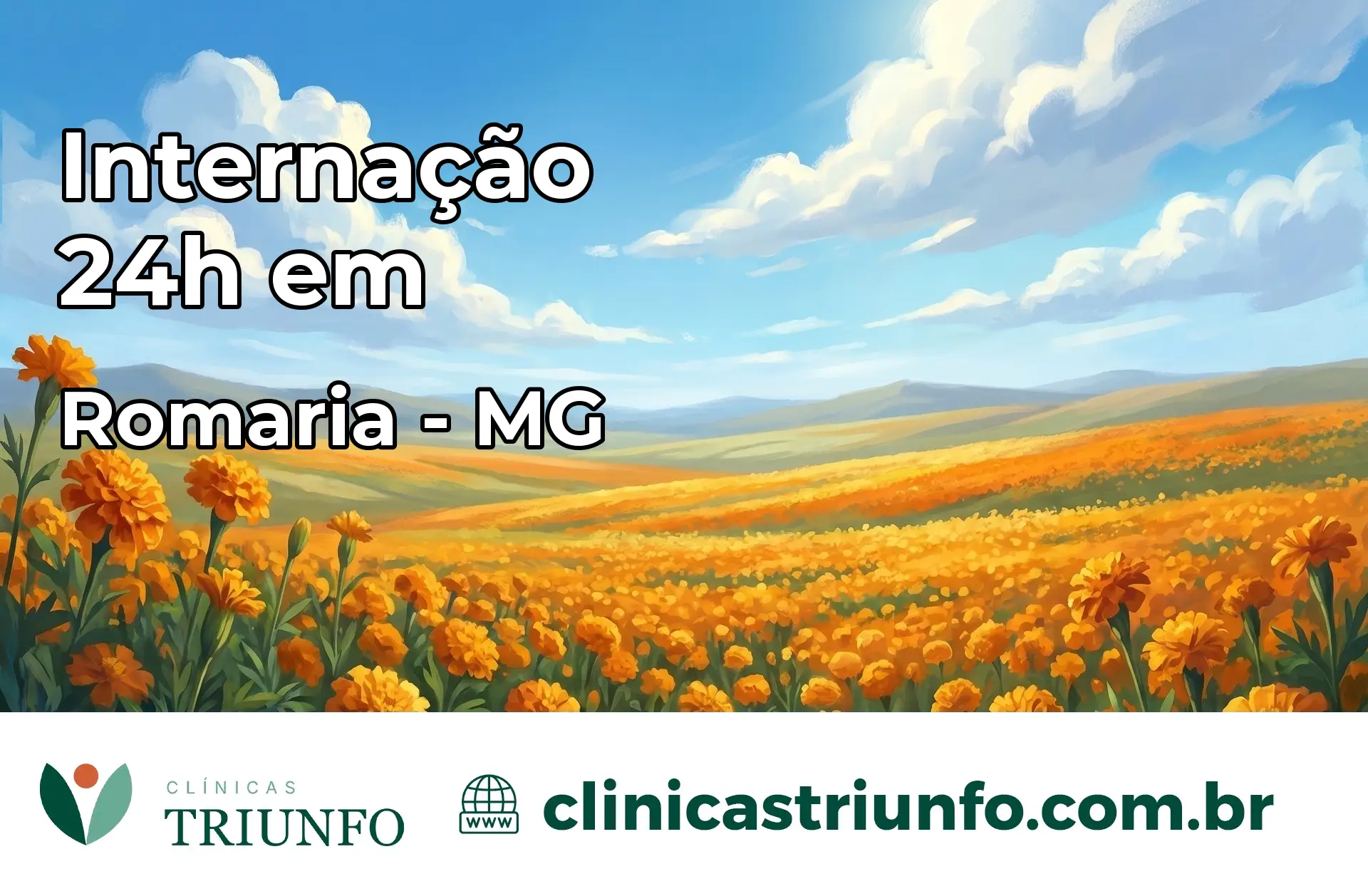 Internação 24 horas em Romaria – MG