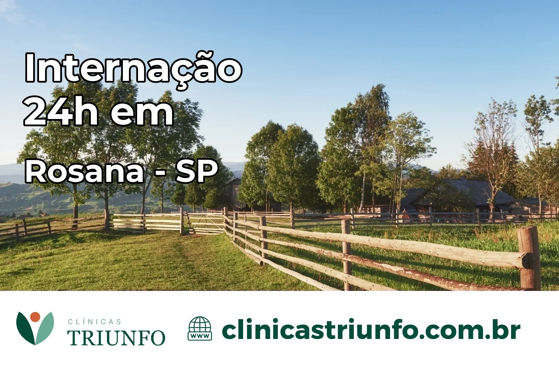 Internação 24 horas em Rosana – SP