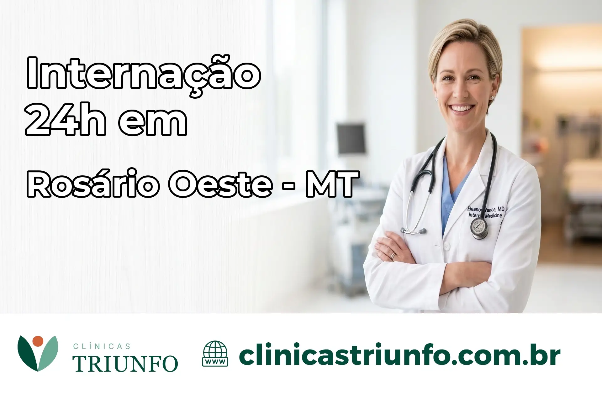 Internação 24 horas em Rosário Oeste – MT