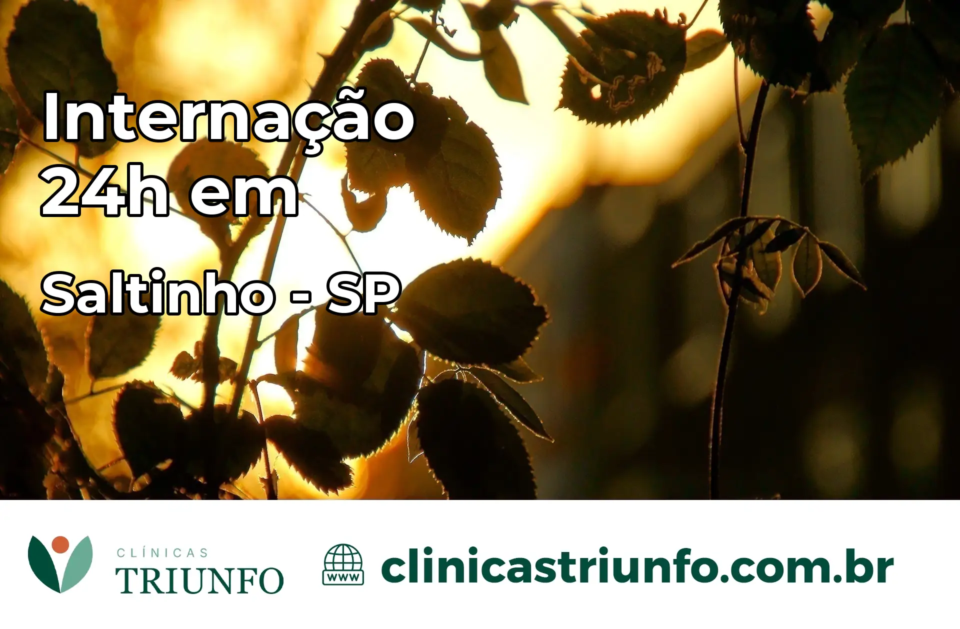Internação 24 horas em Saltinho – SP